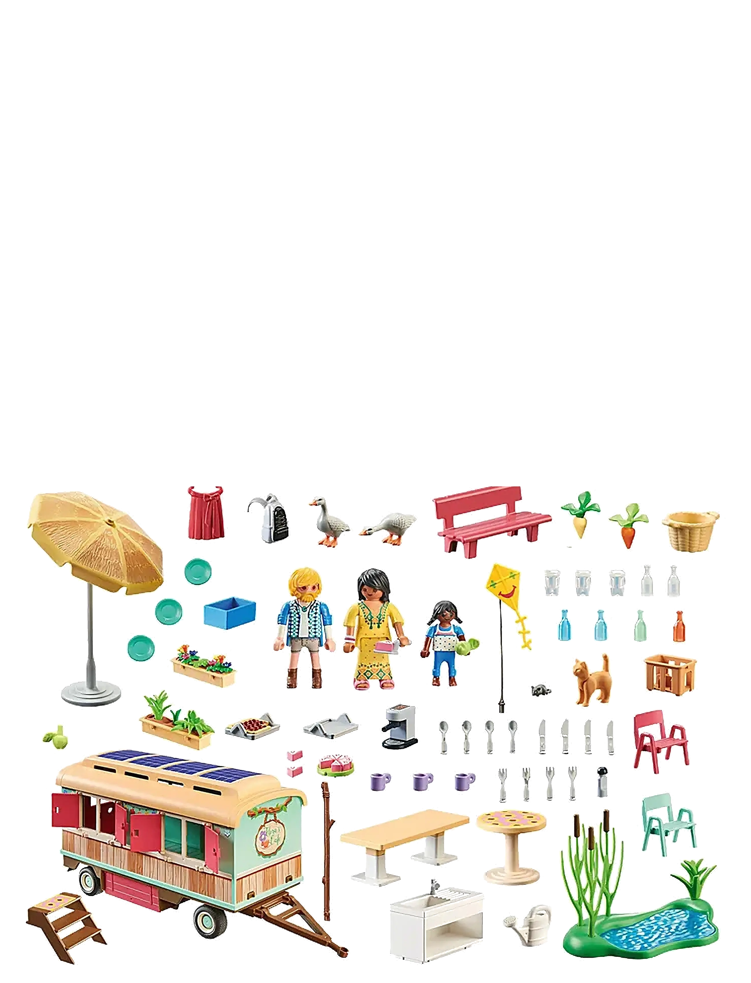 PLAYMOBIL - PLAYMOBIL Country Hyggelig campingvogn-café - 71441 - playmobil country - multicolored - 2