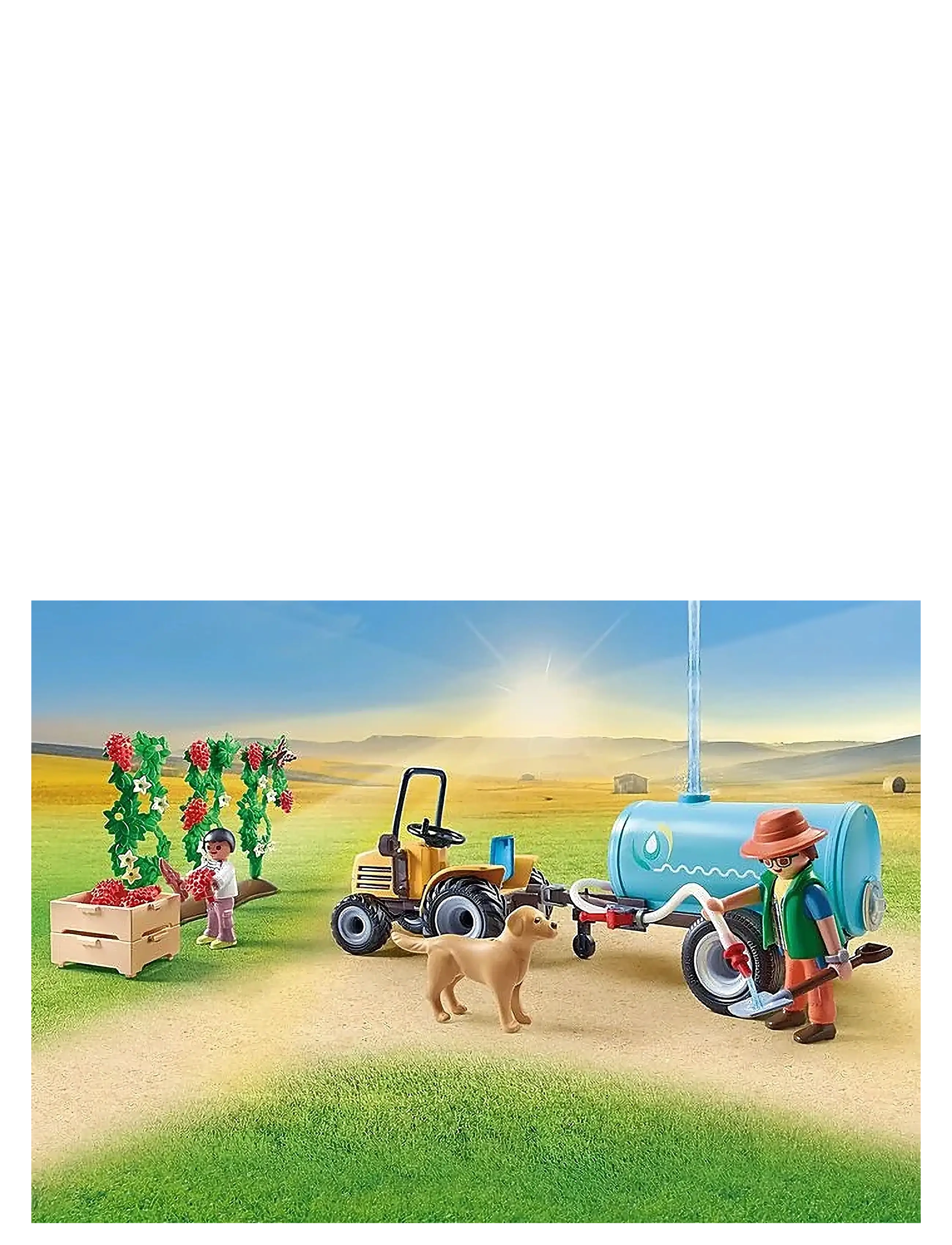 PLAYMOBIL - PLAYMOBIL Country Tractor with trailer and water tank - 71442 - multicolored - 3