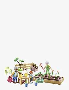 PLAYMOBIL Country Idyllic vegetable garden with grandparents - 71443, PLAYMOBIL