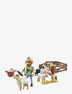 PLAYMOBIL Country Young Shepherd with flock of sheep - 71444, PLAYMOBIL