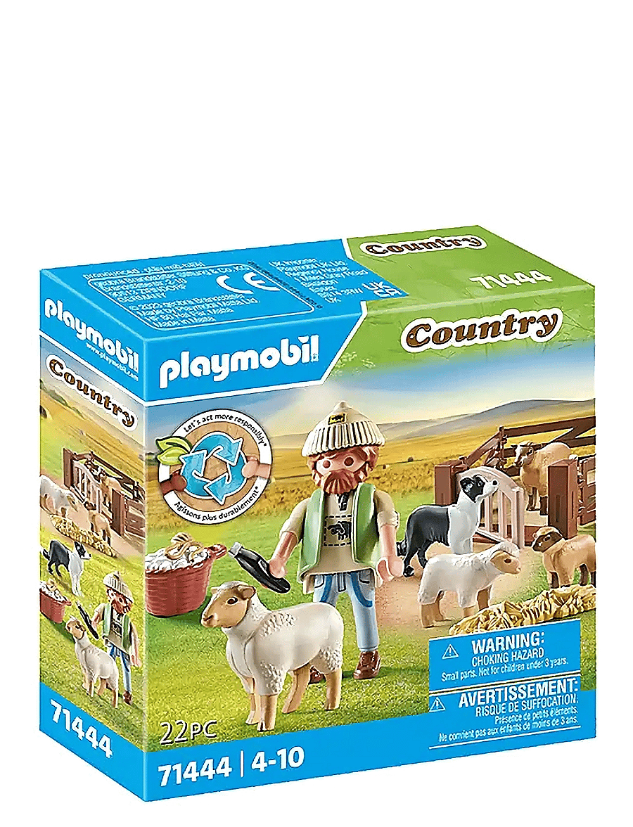 PLAYMOBIL - PLAYMOBIL Country Young Shepherd with flock of sheep - 71444 - playmobil country - multicolored - 1