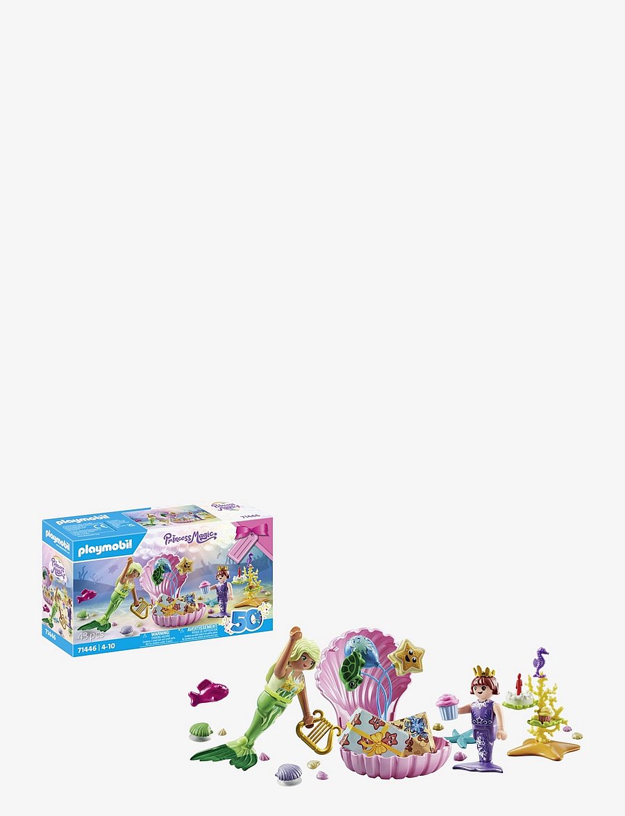 PLAYMOBIL - PLAYMOBIL Gift Set Mermaid Birthday Party - 71446 - multicolored - 0