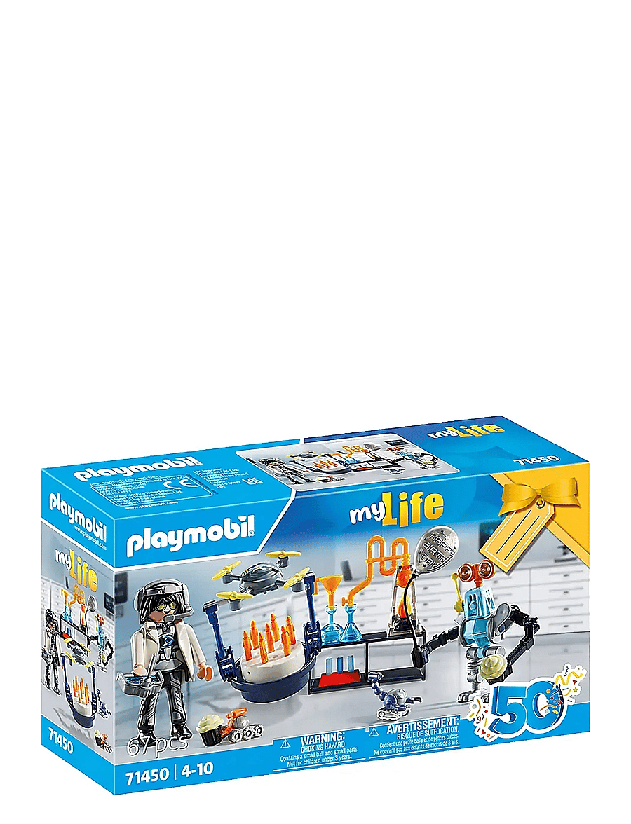 PLAYMOBIL - PLAYMOBIL Gift Set Researchers with robots - 71450 - playmobil gift sets - multicolored - 0