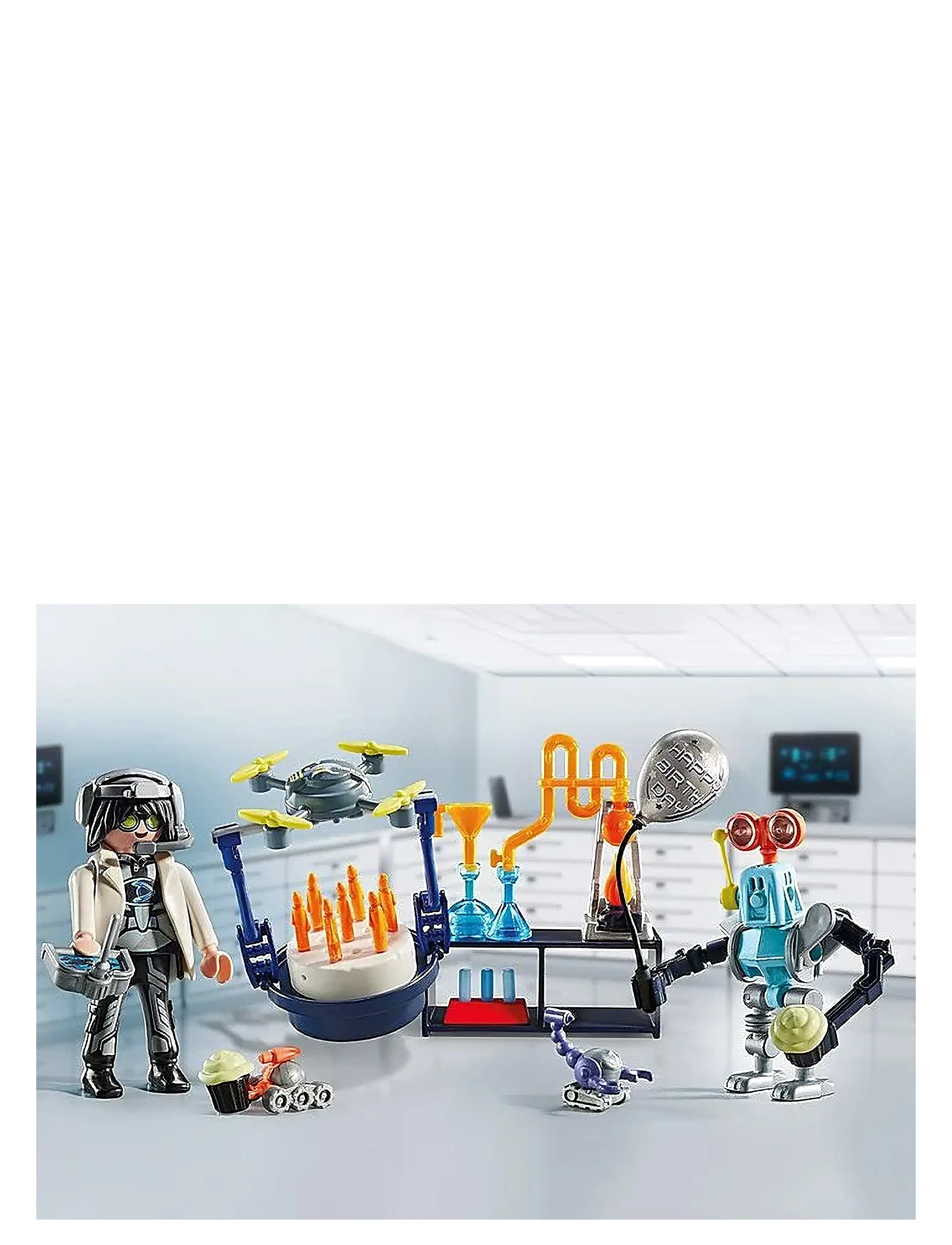 PLAYMOBIL - PLAYMOBIL Gift Set Forskere med robotter - 71450 - playmobil gift sets - multicolored - 3