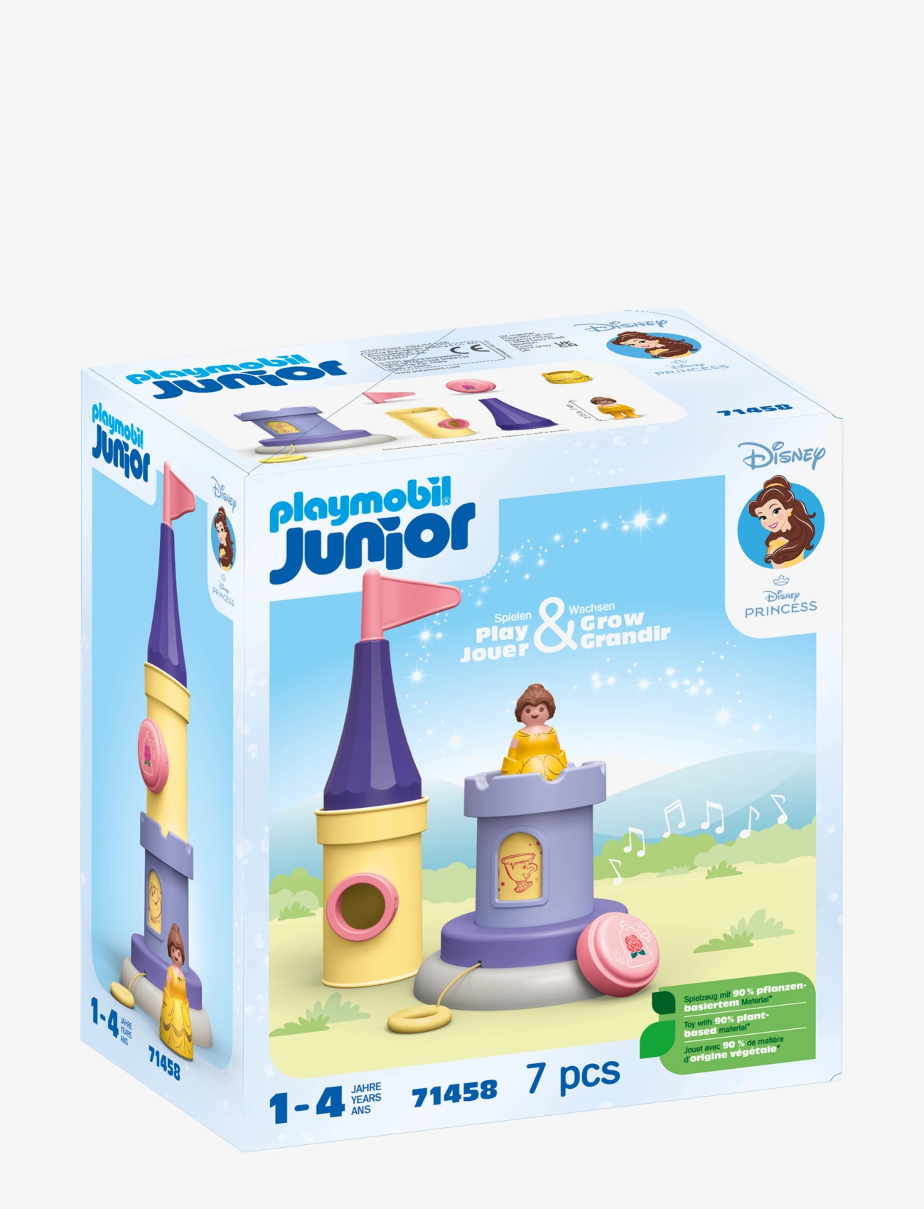 PLAYMOBIL JUNIOR & Disney: Belle's Play Tower with Sound - App deal - MULTICOLORED / multi