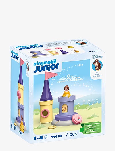 Junior & Disney: Belle'S Play Tower With Sound - Playmobil 1.2.3 & Disney