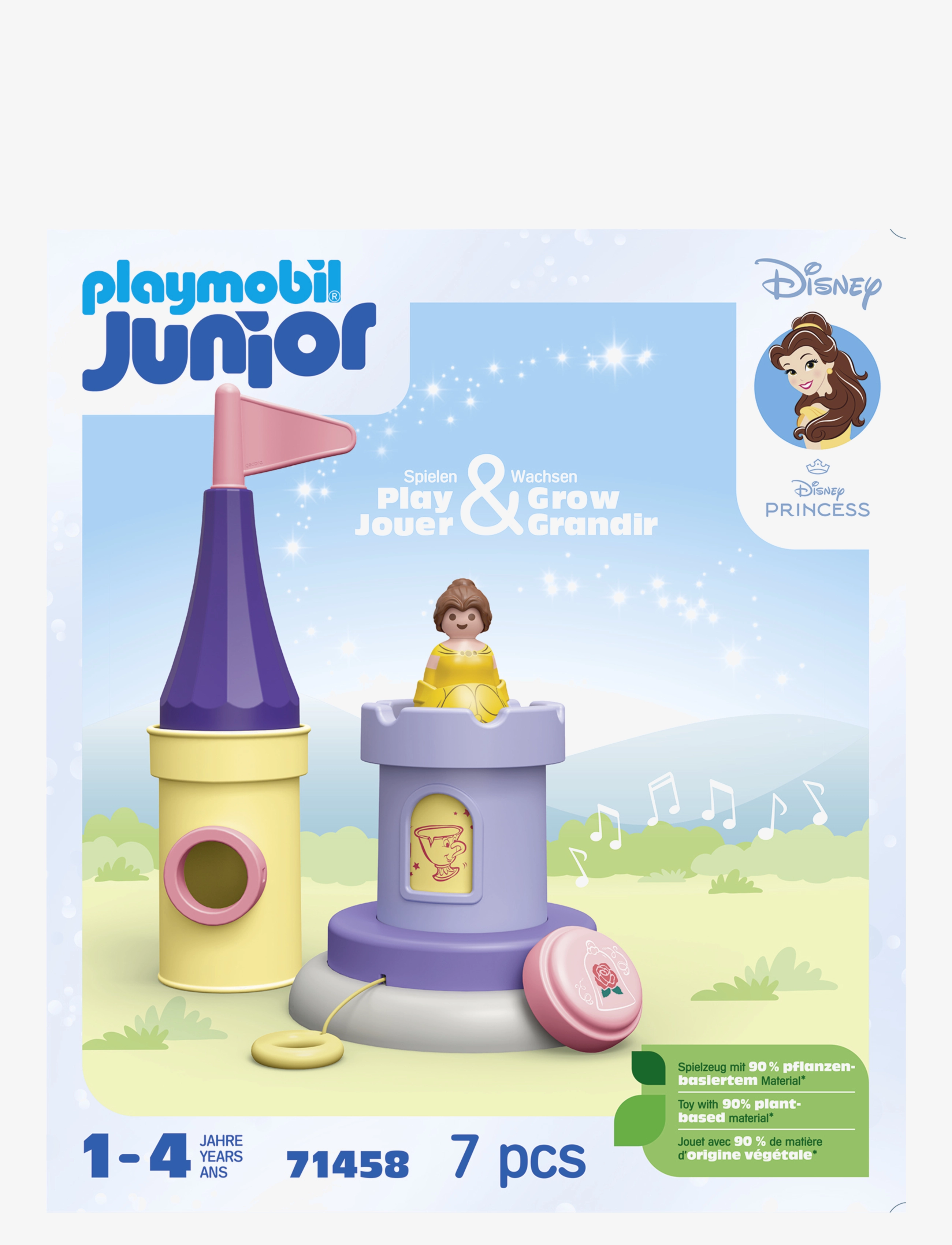 PLAYMOBIL - JUNIOR & Disney: Belle's Play Tower with Sound - playmobil junior - multicolored - 1