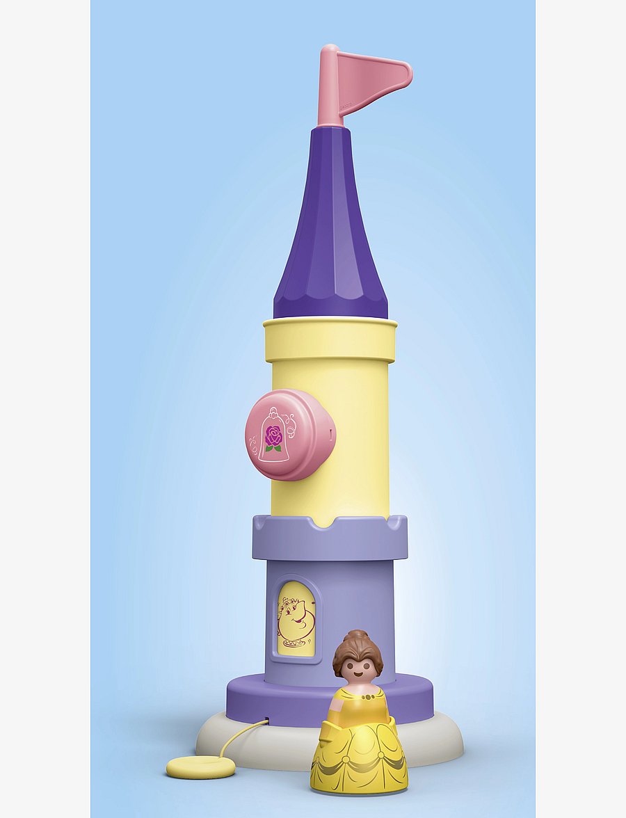 PLAYMOBIL - JUNIOR & Disney: Belle's Play Tower with Sound - playmobil 1.2.3 - multicolored - 4