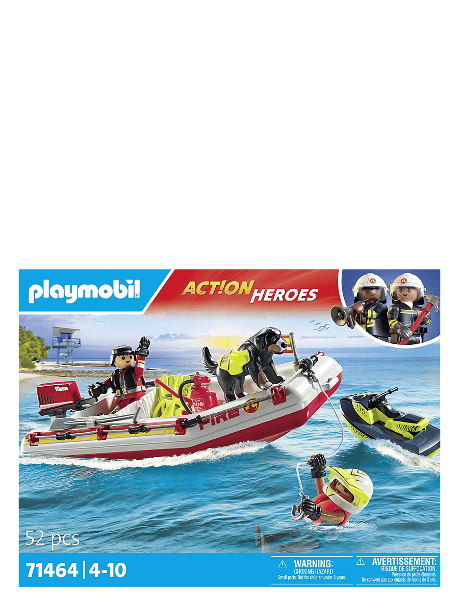 PLAYMOBIL - Fireboat with Aqua Scooter - multicolored - 0