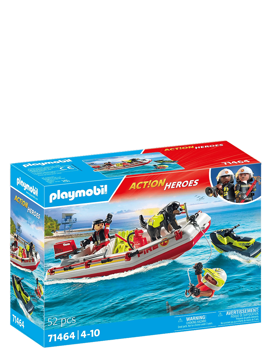 PLAYMOBIL - Fireboat with Aqua Scooter - multicolored - 1