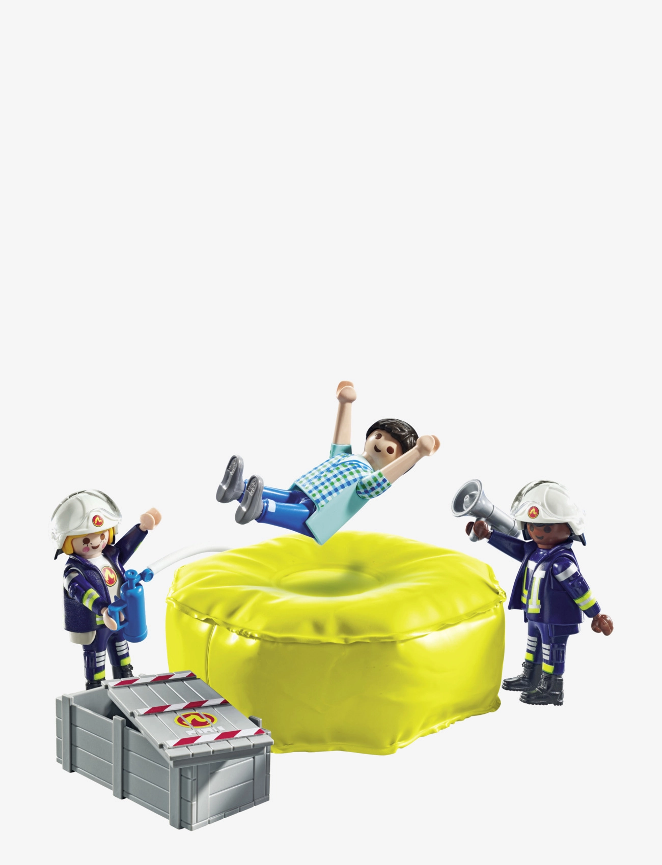 PLAYMOBIL PLAYMOBIL Action Heroes Brandmand med luftpude - 71465 - App deal - MULTICOLORED / multi