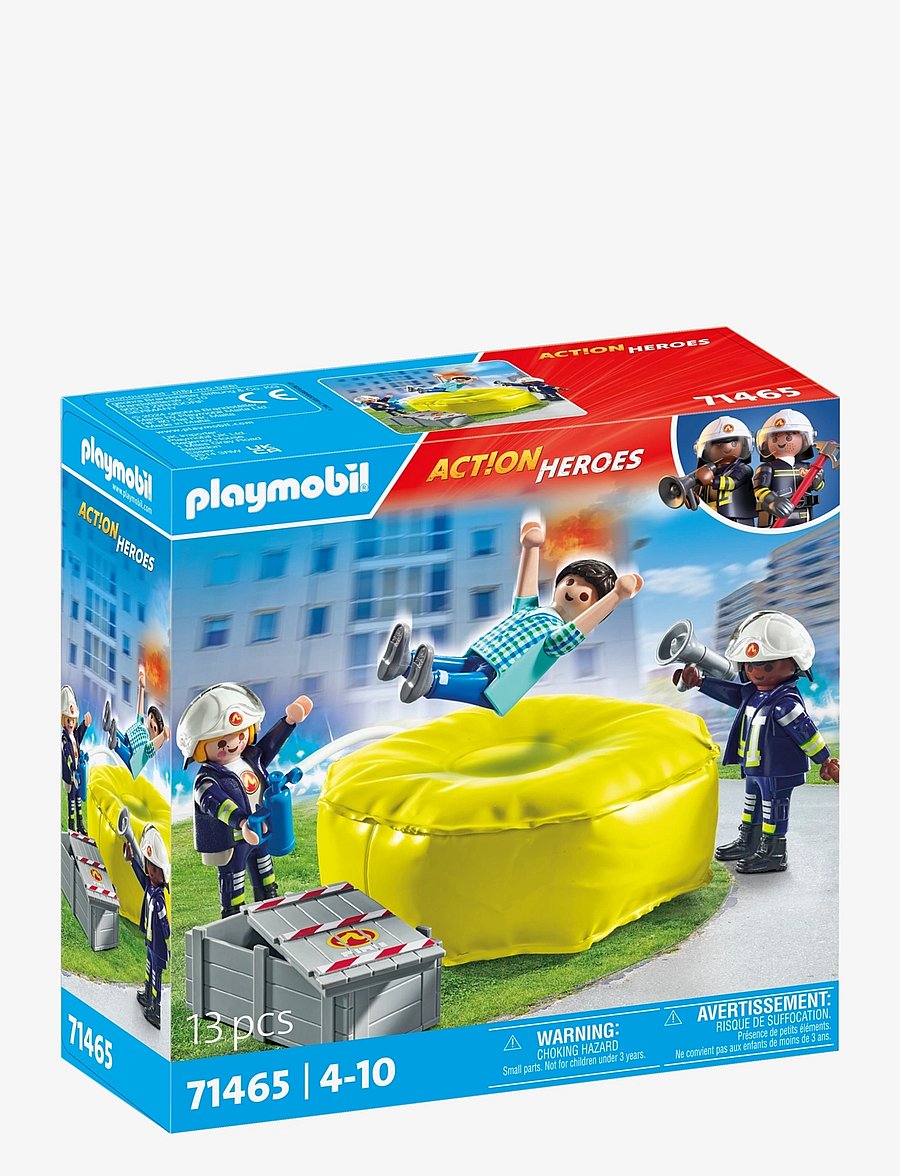 PLAYMOBIL - PLAYMOBIL Action Heroes Firefighter with air pillow - 71465 - playmobil action heroes - multicolored - 2