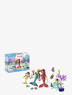 PLAYMOBIL Starter Pack Loving Mermaid Family - 71469, PLAYMOBIL