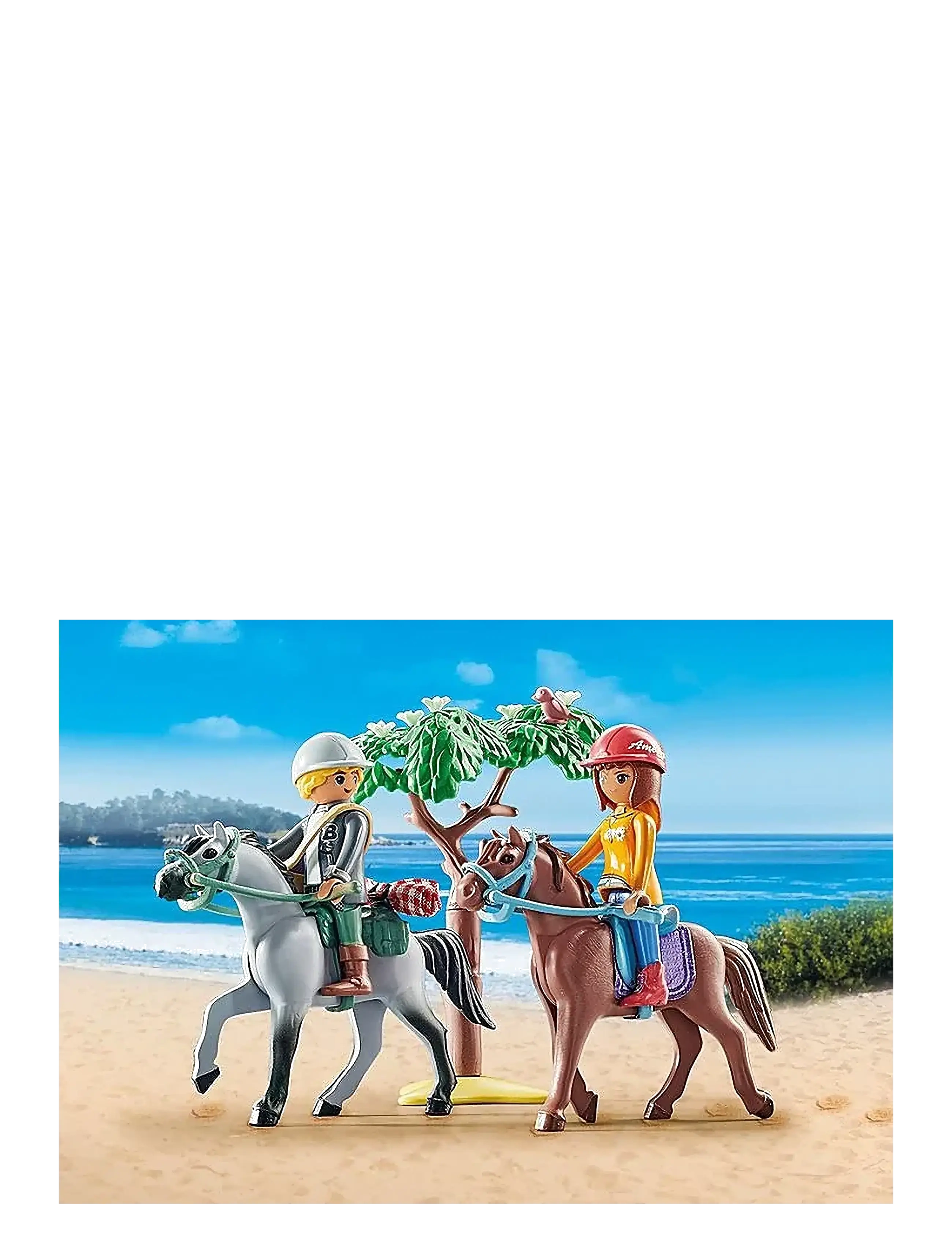 PLAYMOBIL - PLAYMOBIL Ridetur til stranden m/ Amelia & Ben - 71470 - playmobil starter packs - multicolored - 2