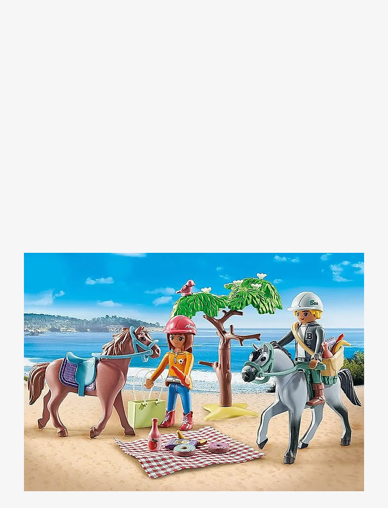 PLAYMOBIL - Starter Packs Ridtur till stranden m/ Amelia & Ben - playmobil starter packs - multicolored - 3
