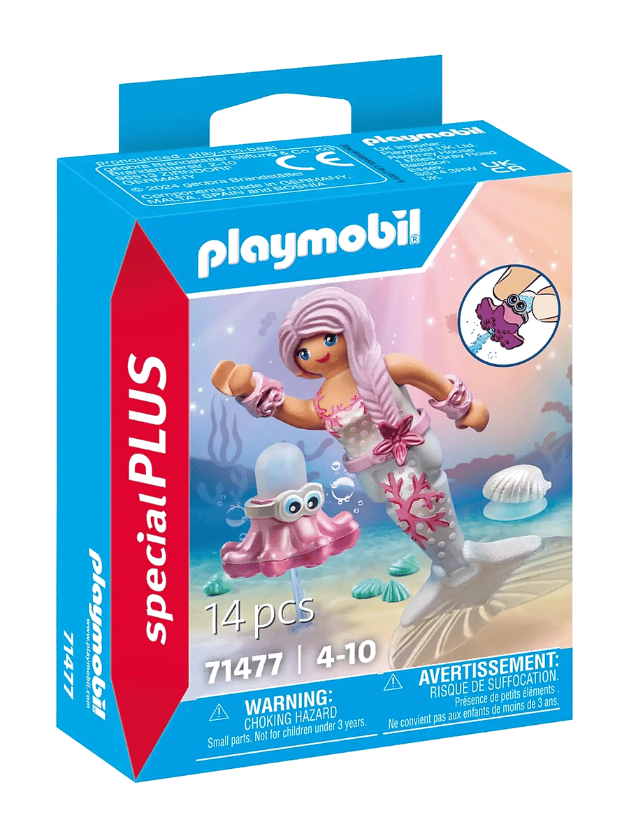 PLAYMOBIL - Sjøfrue med vannsprutende blekksprut - playmobil special plus - multicolored - 2
