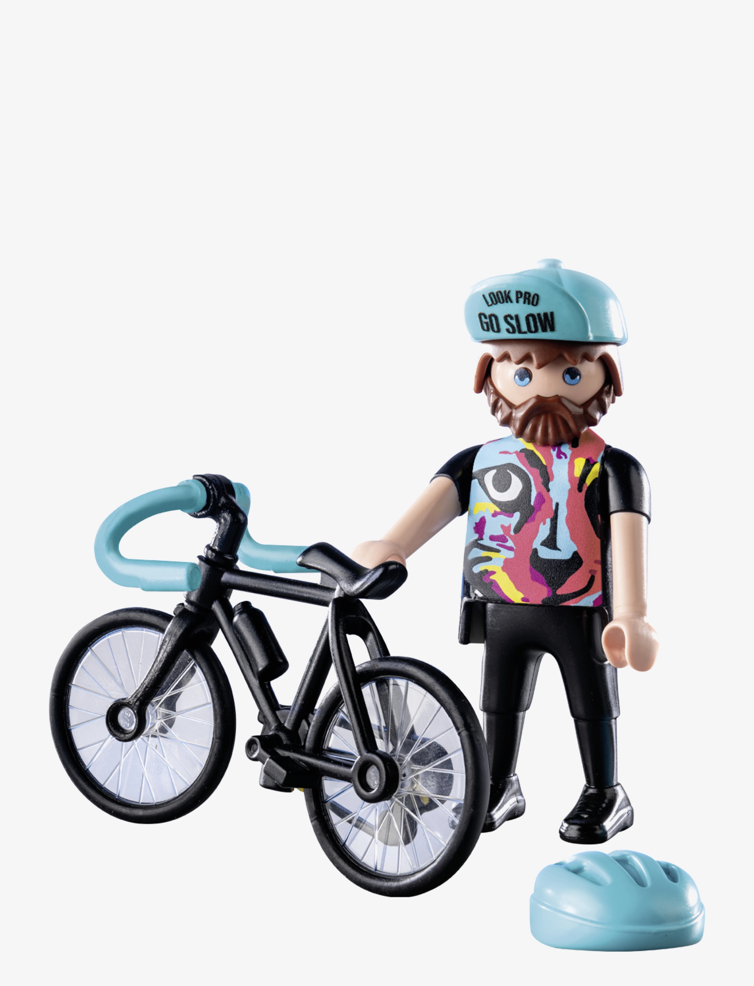 PLAYMOBIL - PLAYMOBIL Landevejscyklist Paul - 71478 - multicolored - 1