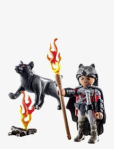 PLAYMOBIL Special Plus Warrior with wolf - 71482, PLAYMOBIL