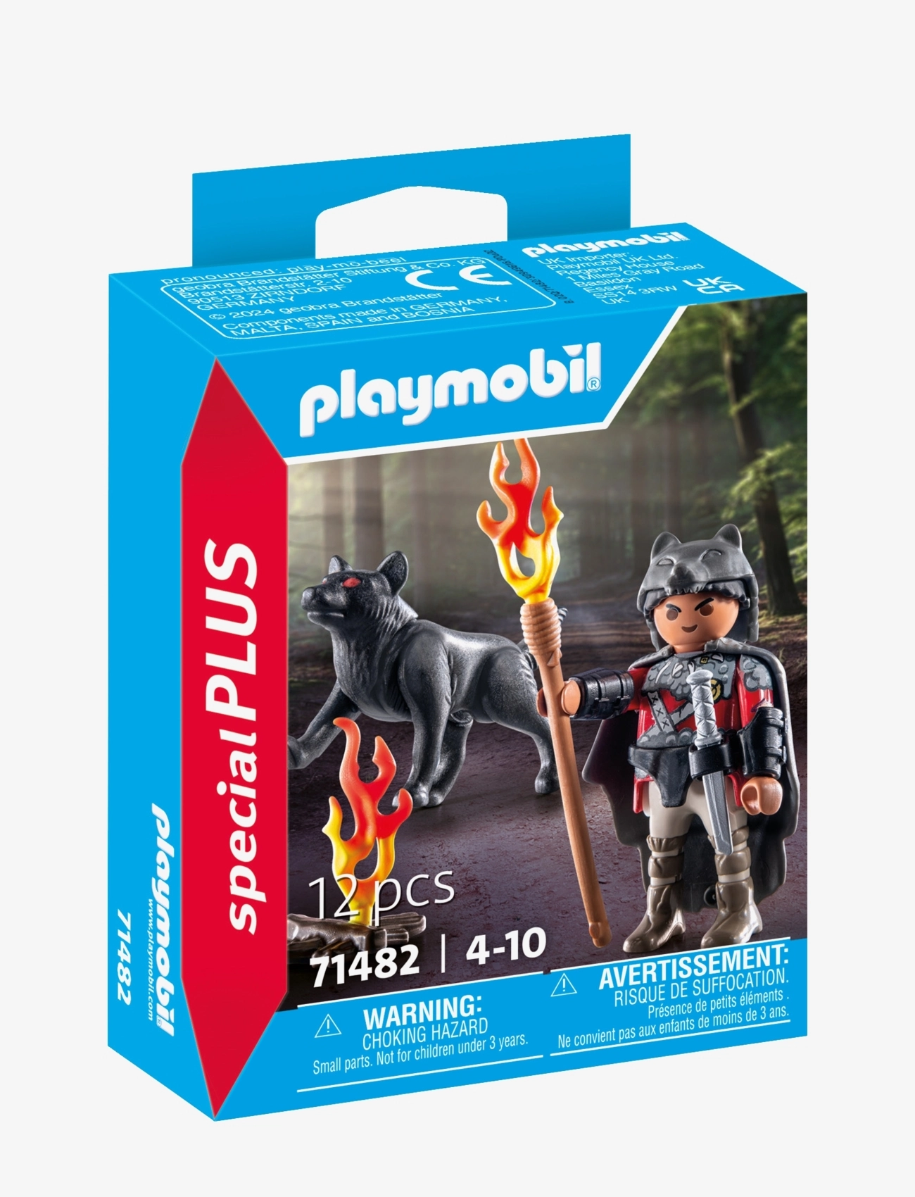 PLAYMOBIL - PLAYMOBIL Special Plus Krigare med varg - 71482 - multicolored - 2