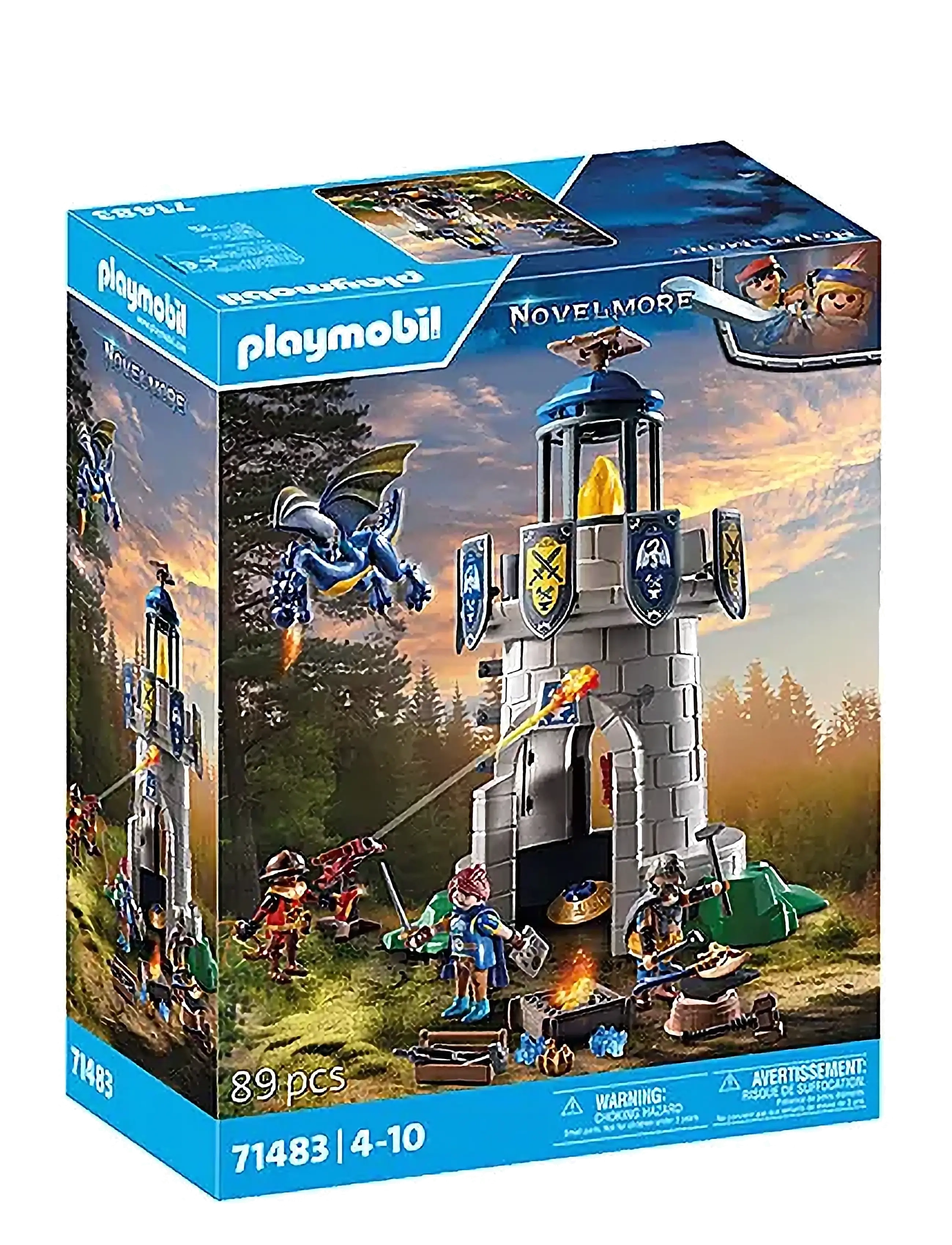 PLAYMOBIL - PLAYMOBIL Novelmore Riddertårn med smed og drage - 71483 - multicolored - 1