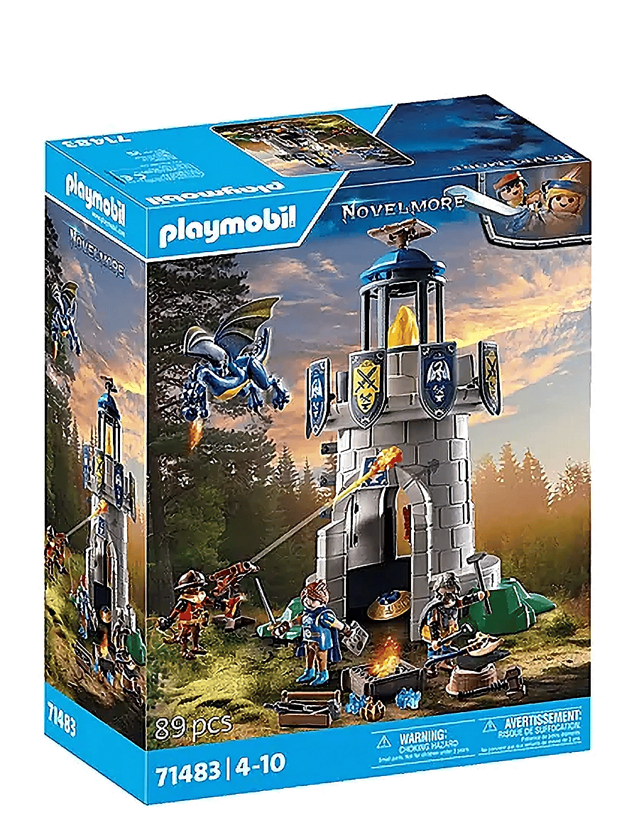 PLAYMOBIL - PLAYMOBIL Novelmore Knight's tower with smith and dragon - 71483 - multicolored - 1
