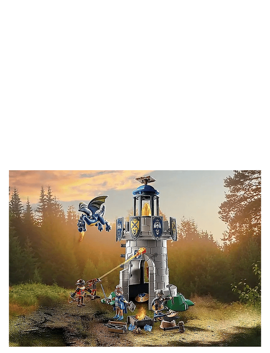 PLAYMOBIL - PLAYMOBIL Novelmore Knight's tower with smith and dragon - 71483 - multicolored - 4