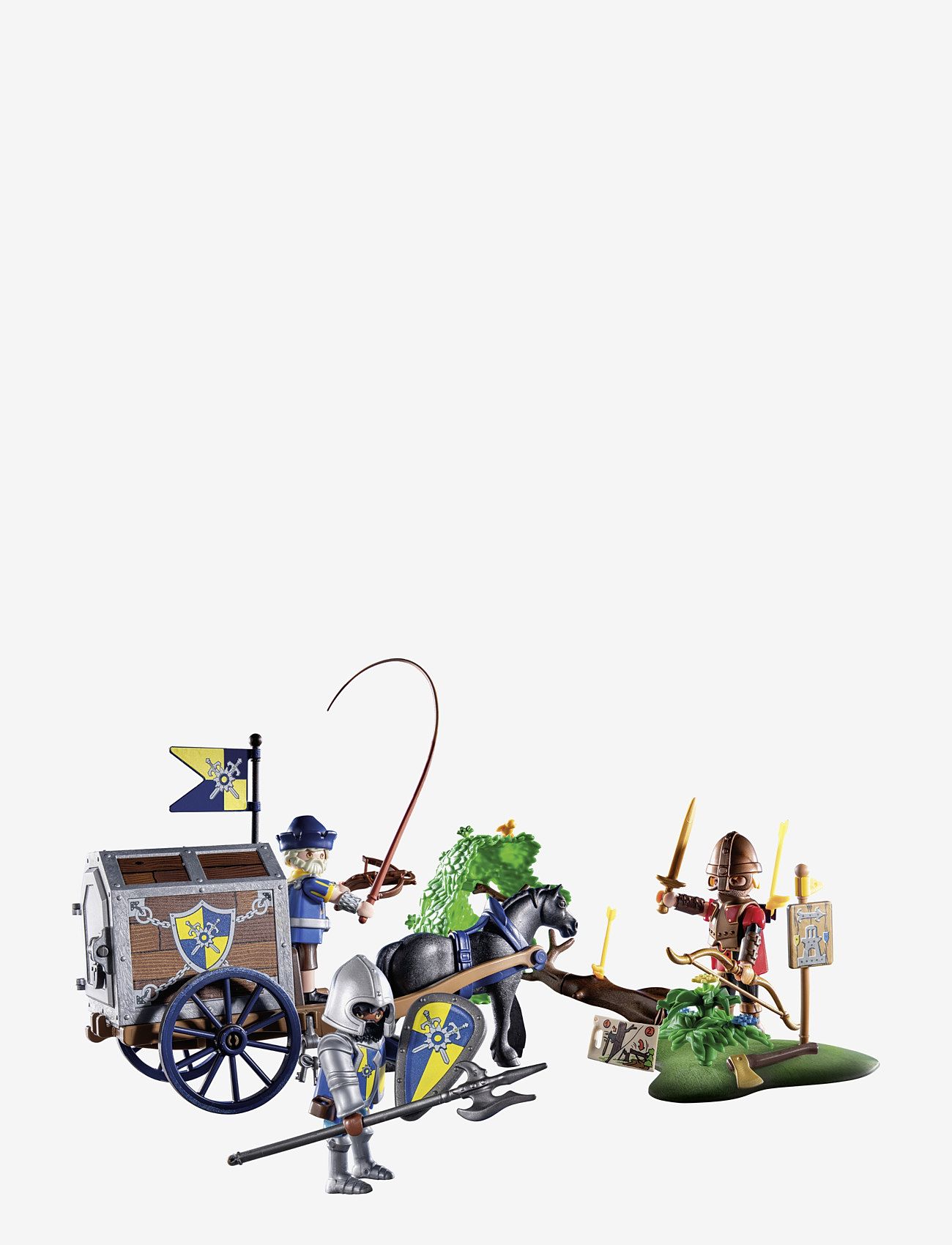 PLAYMOBIL - PLAYMOBIL Novelmore Transportrøveri - 71484 - playmobil novelmore - multicolored - 0