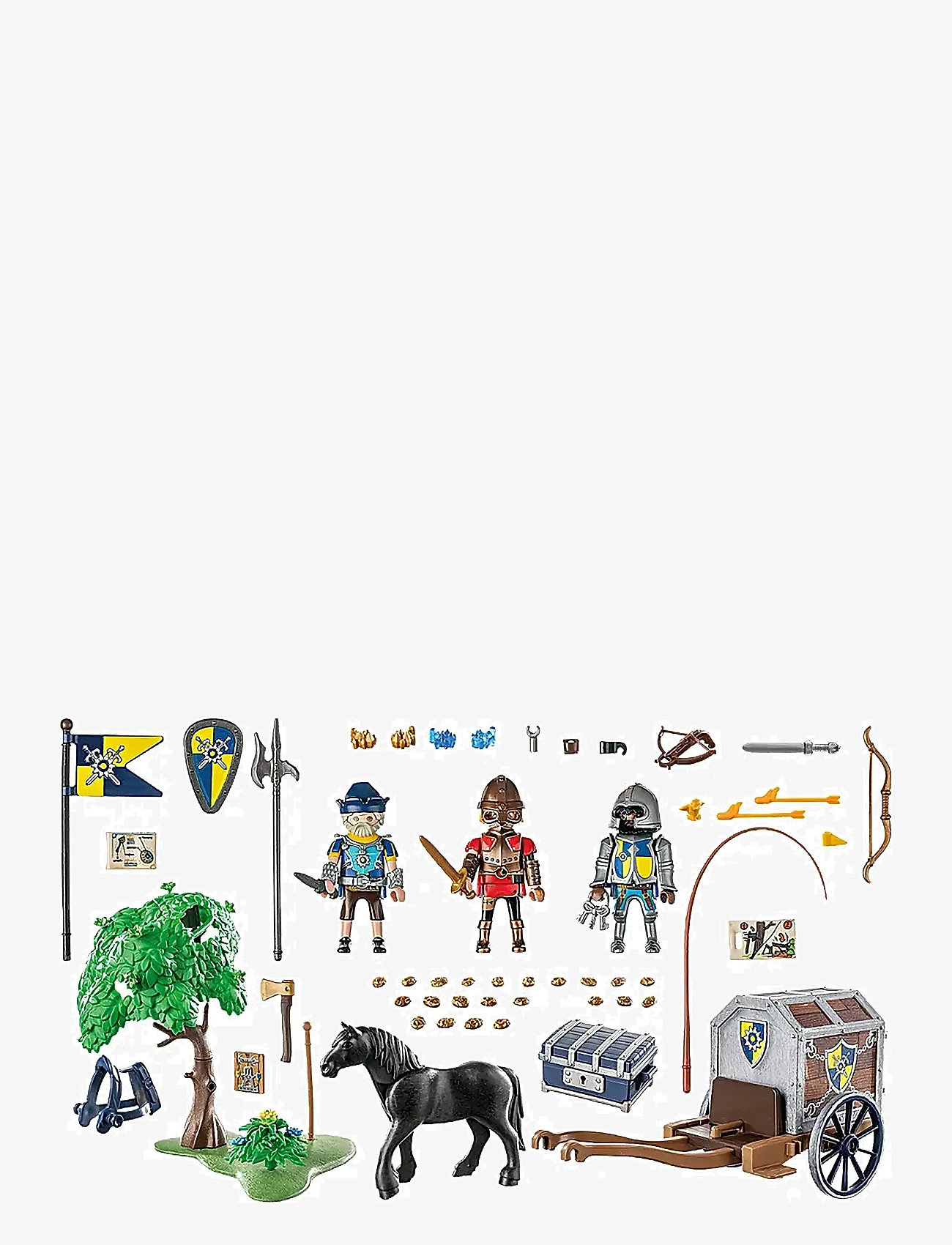 PLAYMOBIL - PLAYMOBIL Novelmore Transportrøveri - 71484 - playmobil novelmore - multicolored - 3