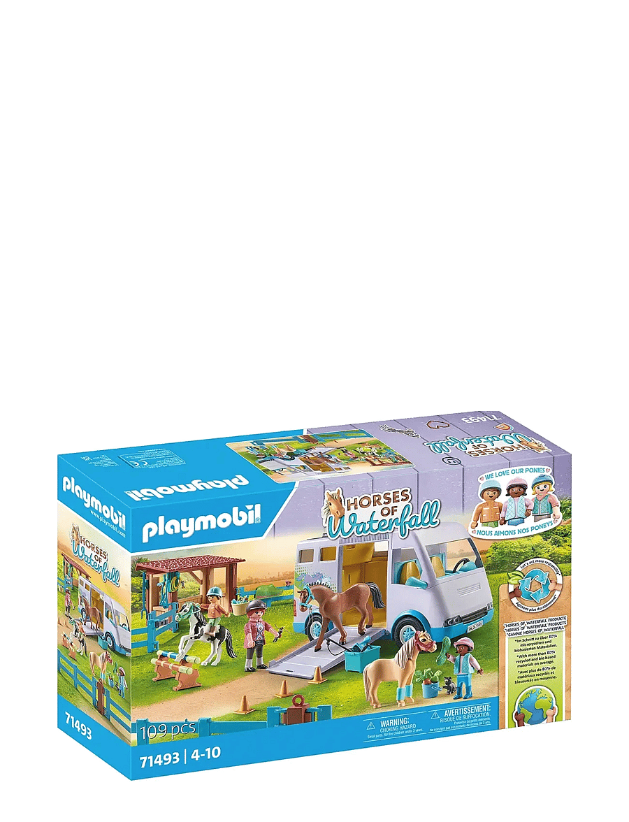 PLAYMOBIL - PLAYMOBIL Horses of Waterfall Mobile horse riding school - 71493 - multicolored - 0