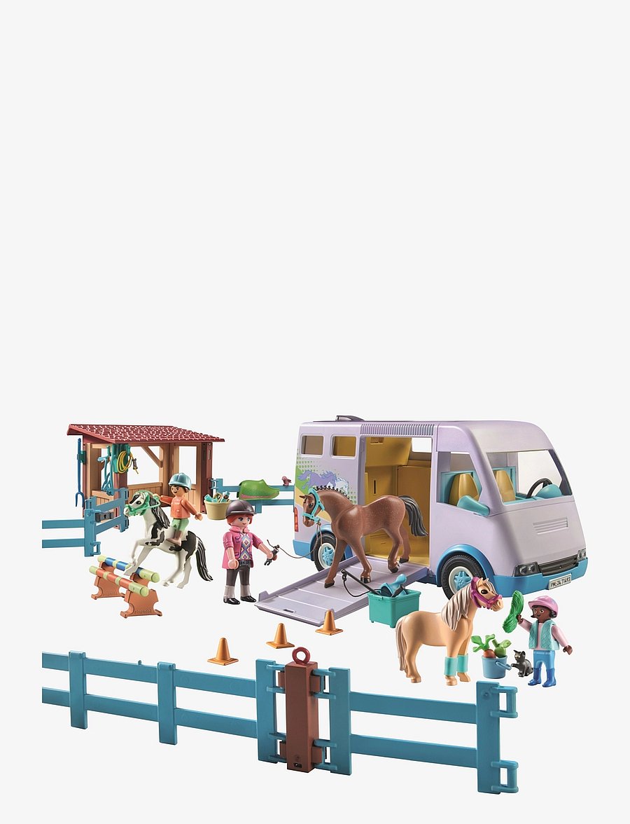 PLAYMOBIL - PLAYMOBIL Horses of Waterfall Mobile horse riding school - 71493 - multicolored - 2