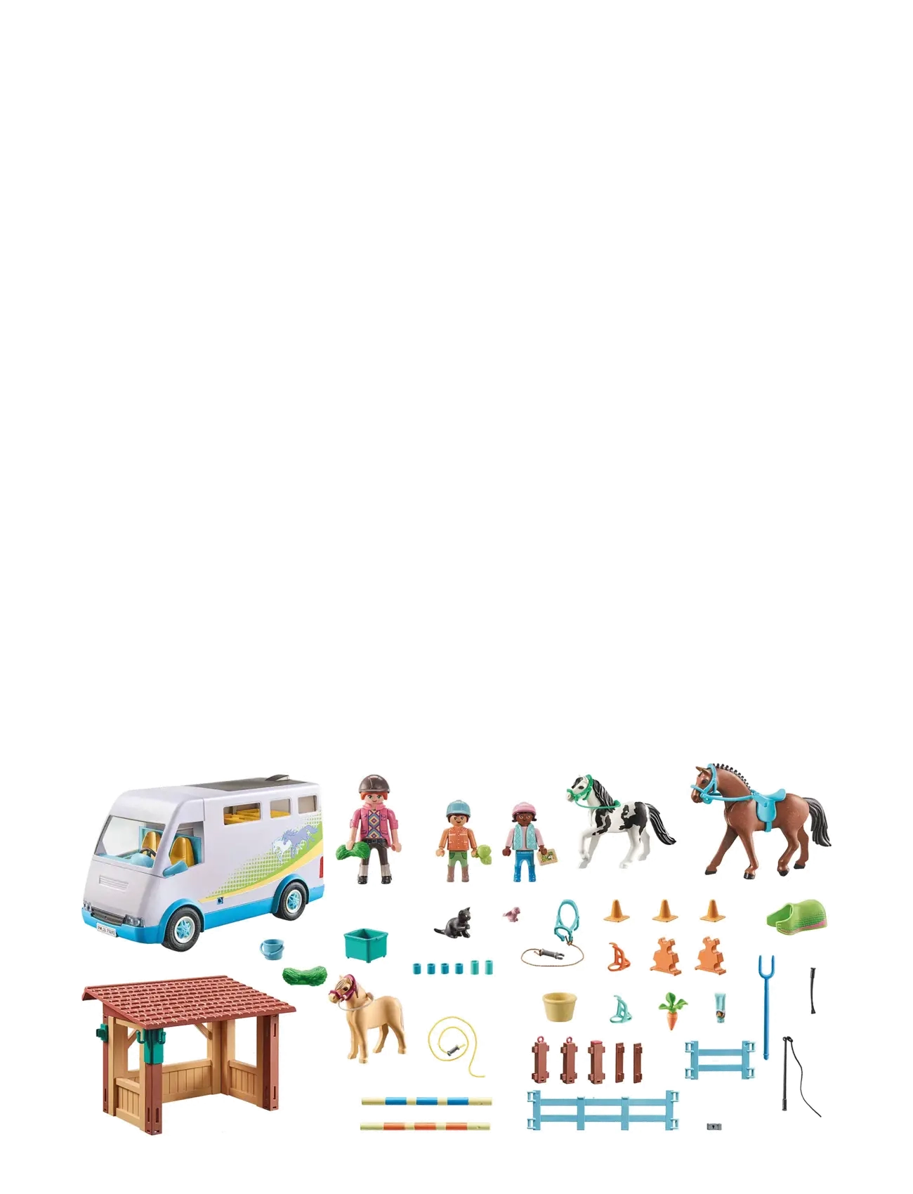 PLAYMOBIL - PLAYMOBIL Horses of Waterfall Mobil rideskole - 71493 - multicolored - 3