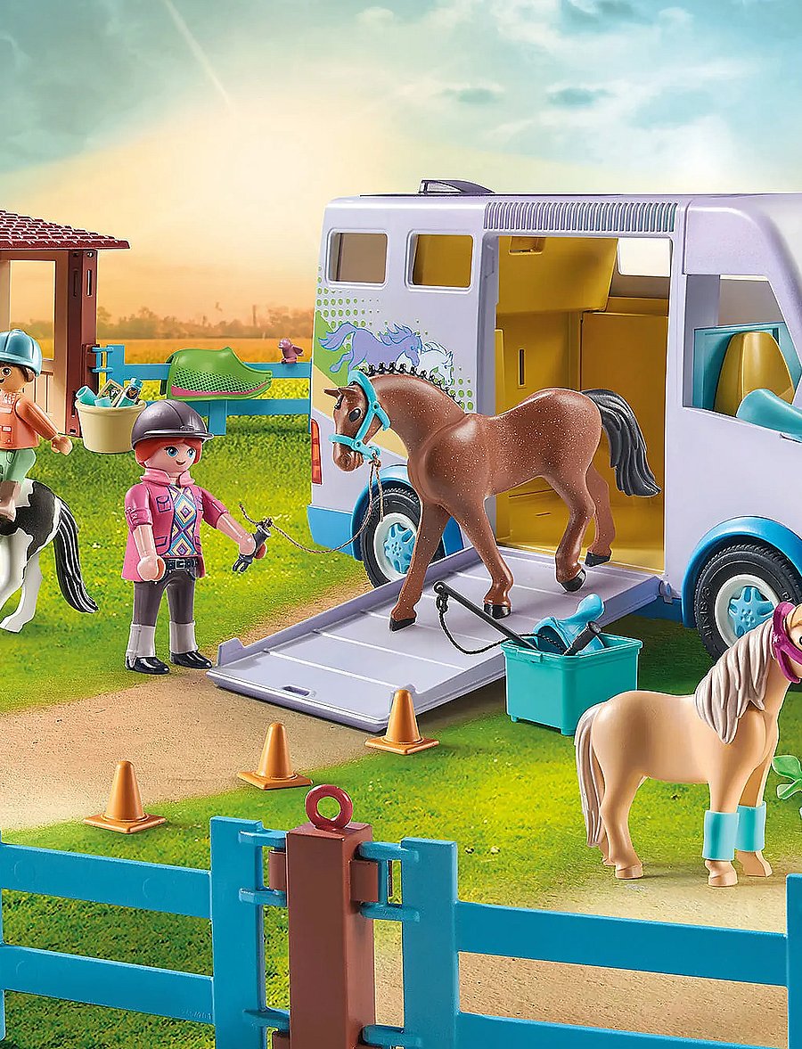 PLAYMOBIL - PLAYMOBIL Horses of Waterfall Mobile horse riding school - 71493 - multicolored - 5