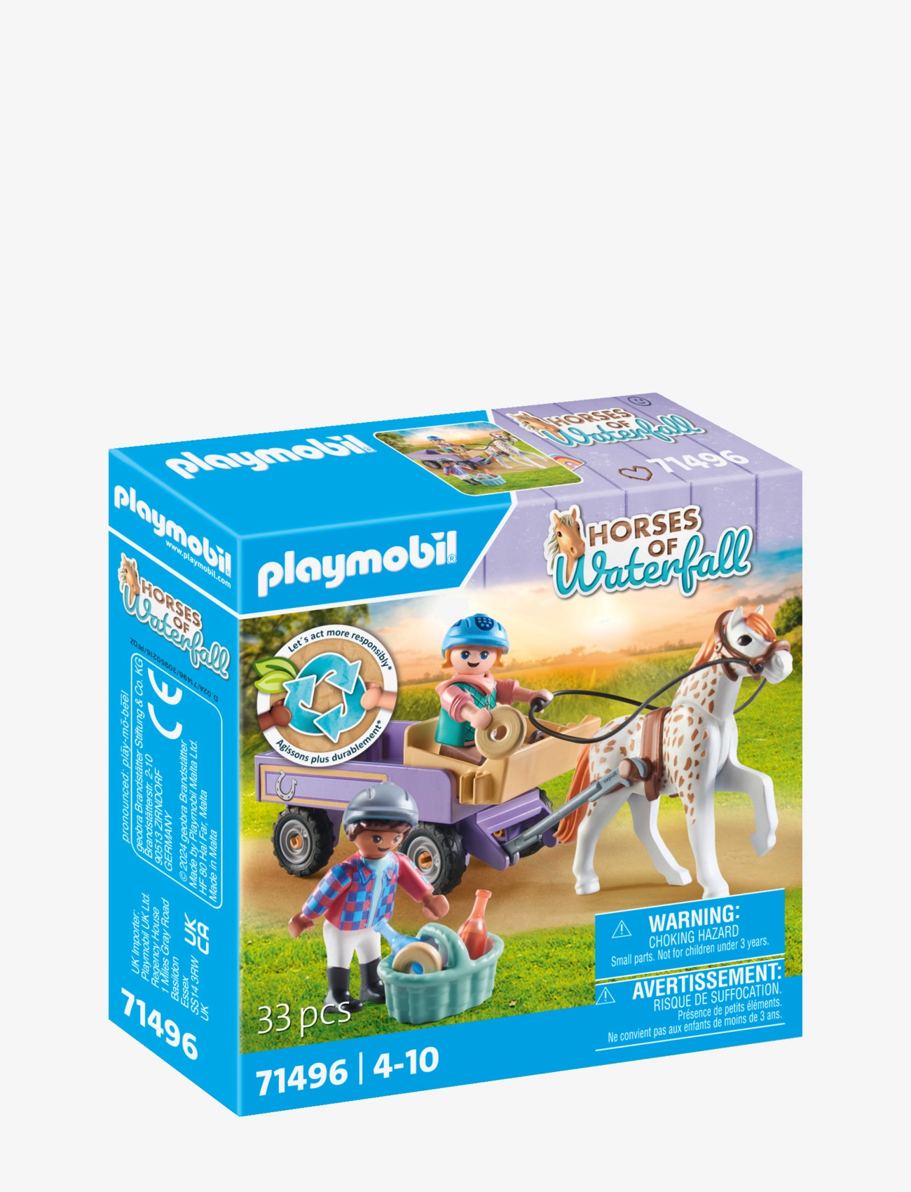 PLAYMOBIL - PLAYMOBIL Horses of Waterfall Ponyvogn  - 71496 - playmobil horses of waterfall - multicolored - 3