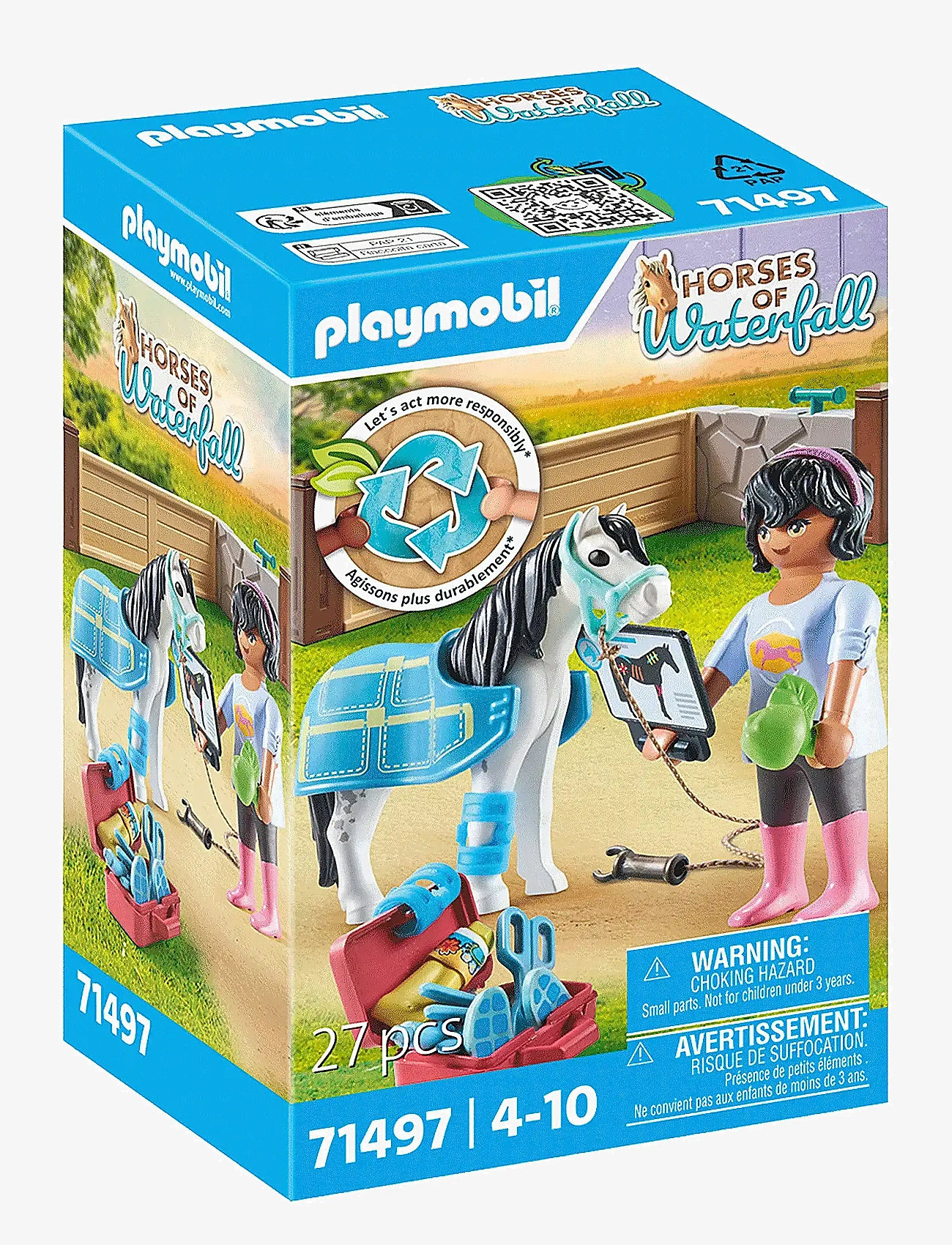PLAYMOBIL - PLAYMOBIL Horses of Waterfall Hesteterapeut  - 71497 - playmobil horses of waterfall - multicolored - 1