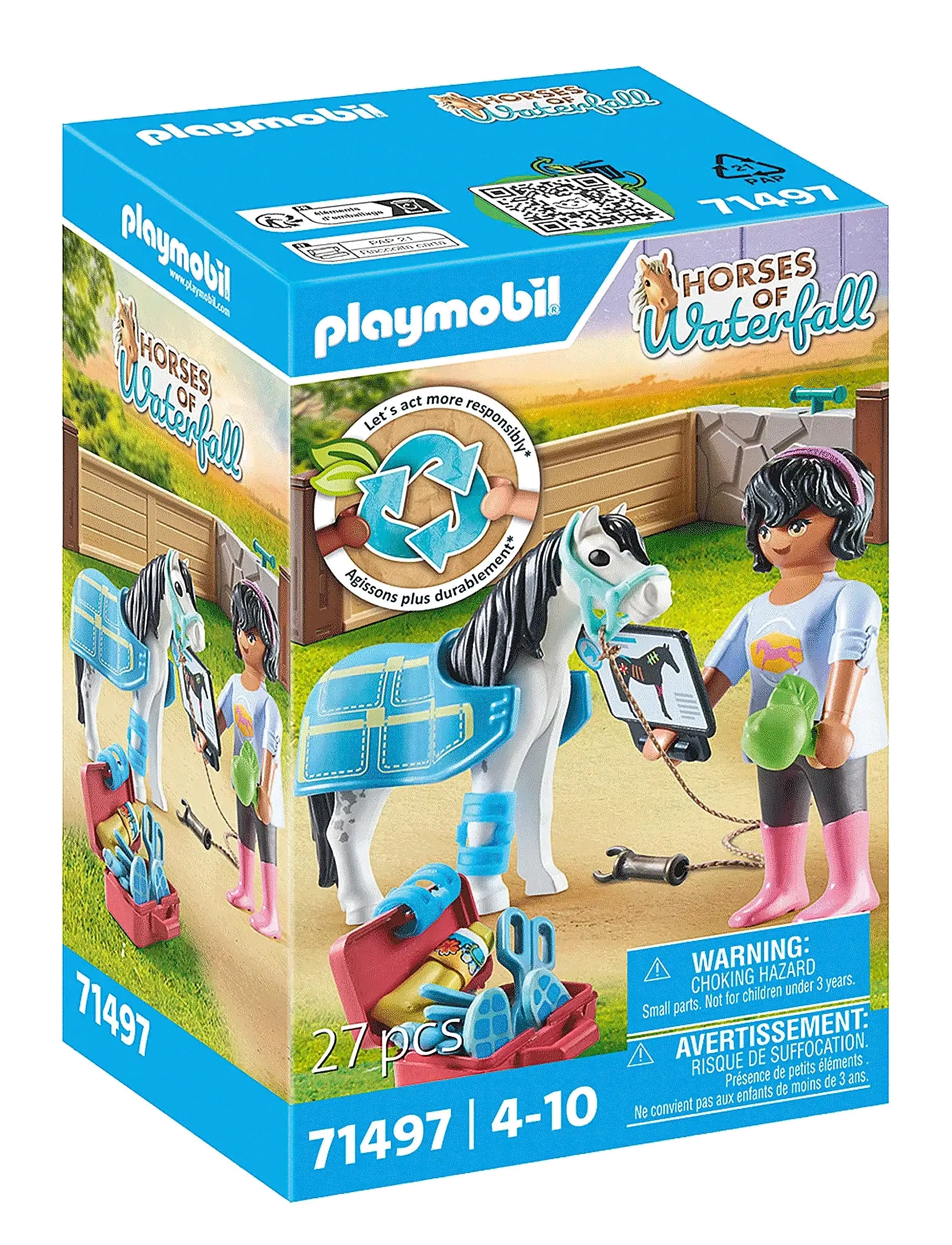 PLAYMOBIL PLAYMOBIL Horses of Waterfall Hesteterapeut  - 71497 - App deal - MULTICOLORED / multi