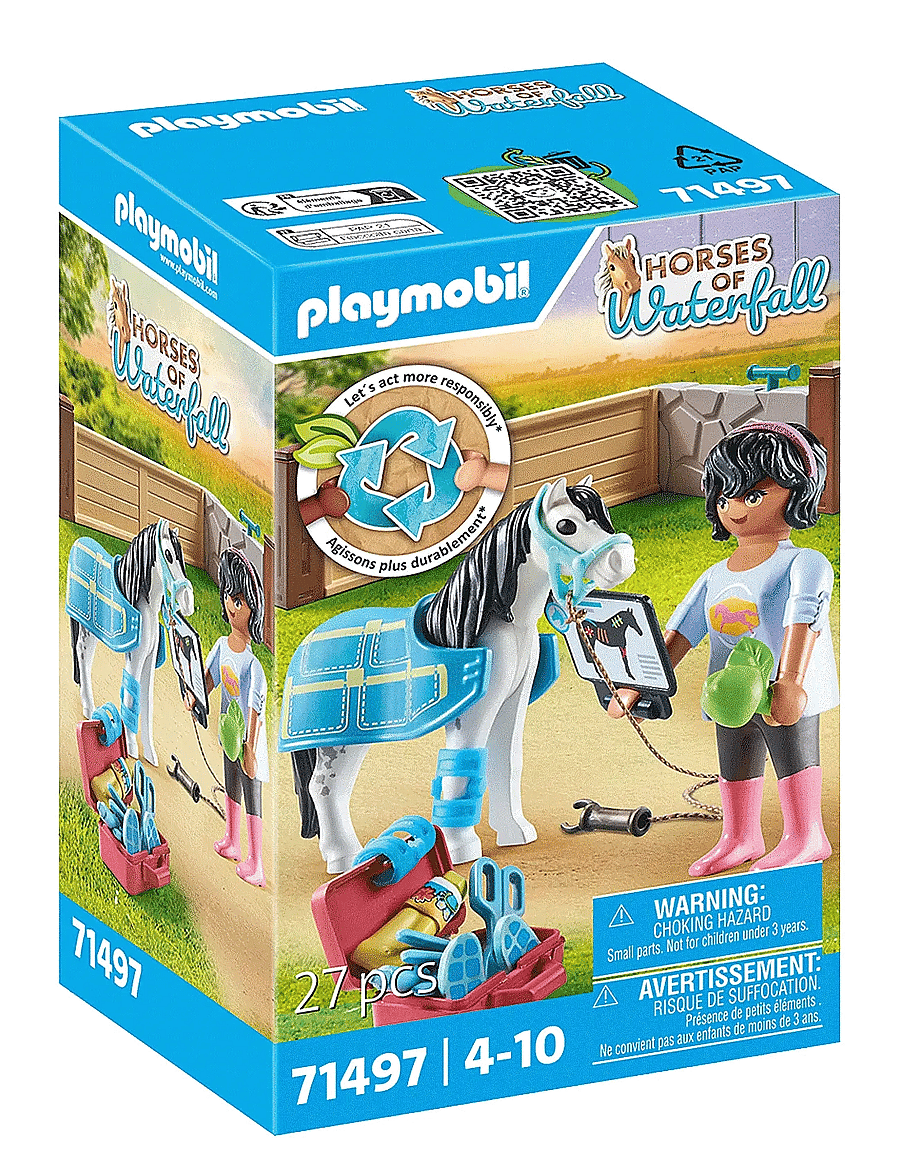 PLAYMOBIL - PLAYMOBIL Horses of Waterfall Horse therapist - 71497 - playmobil horses of waterfall - multicolored - 1