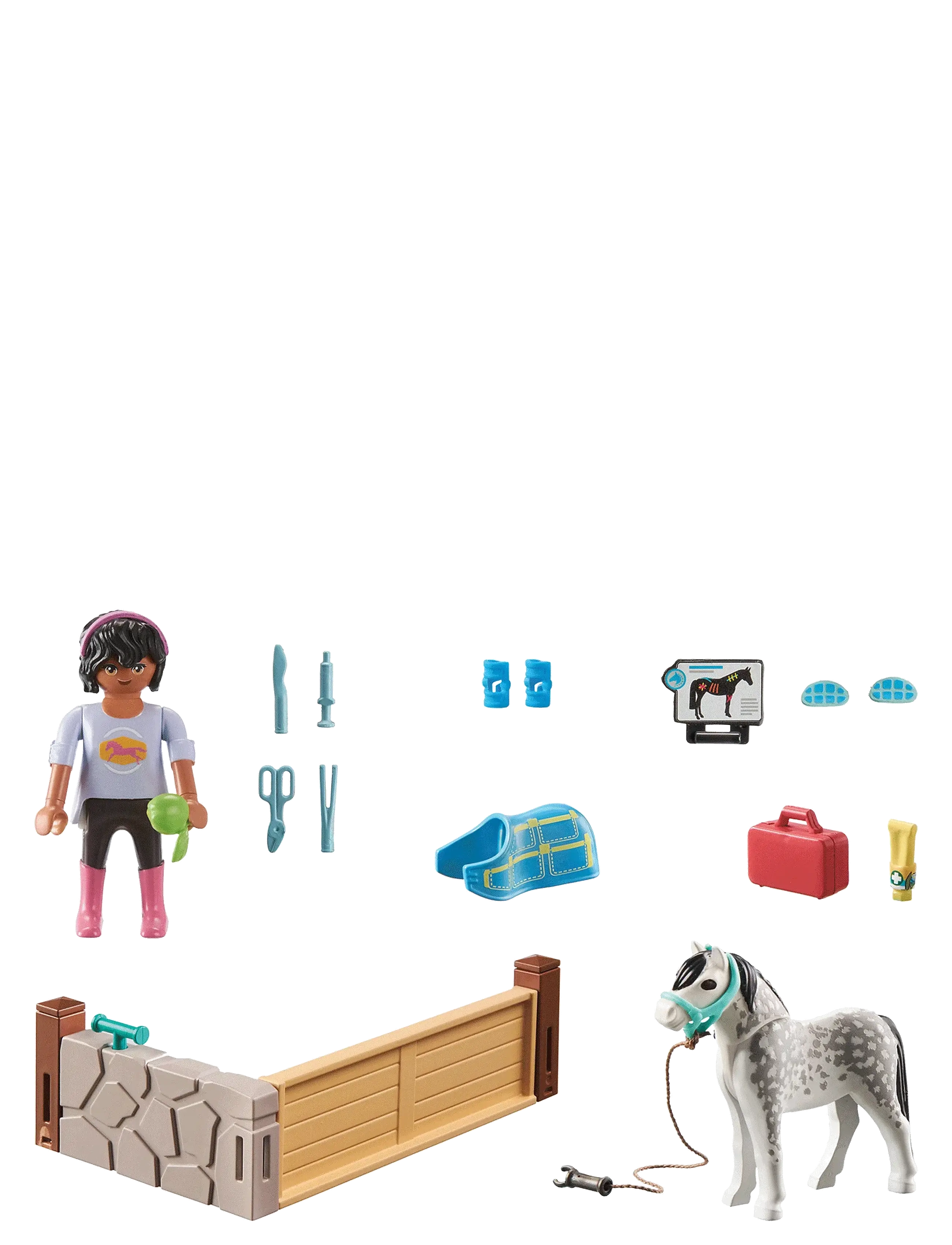 PLAYMOBIL - PLAYMOBIL Horses of Waterfall Hesteterapeut  - 71497 - playmobil horses of waterfall - multicolored - 2