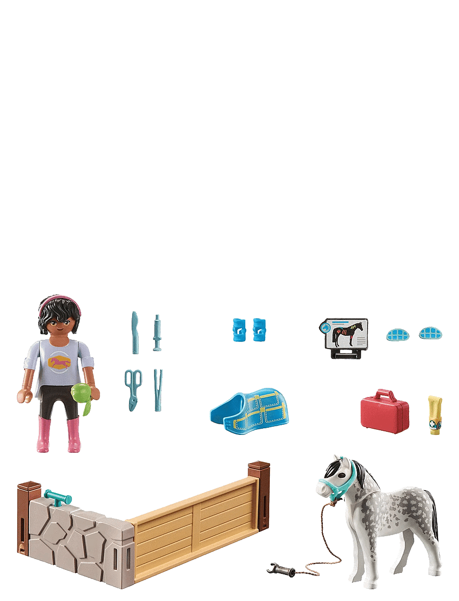 PLAYMOBIL - PLAYMOBIL Horses of Waterfall Horse therapist - 71497 - playmobil horses of waterfall - multicolored - 2