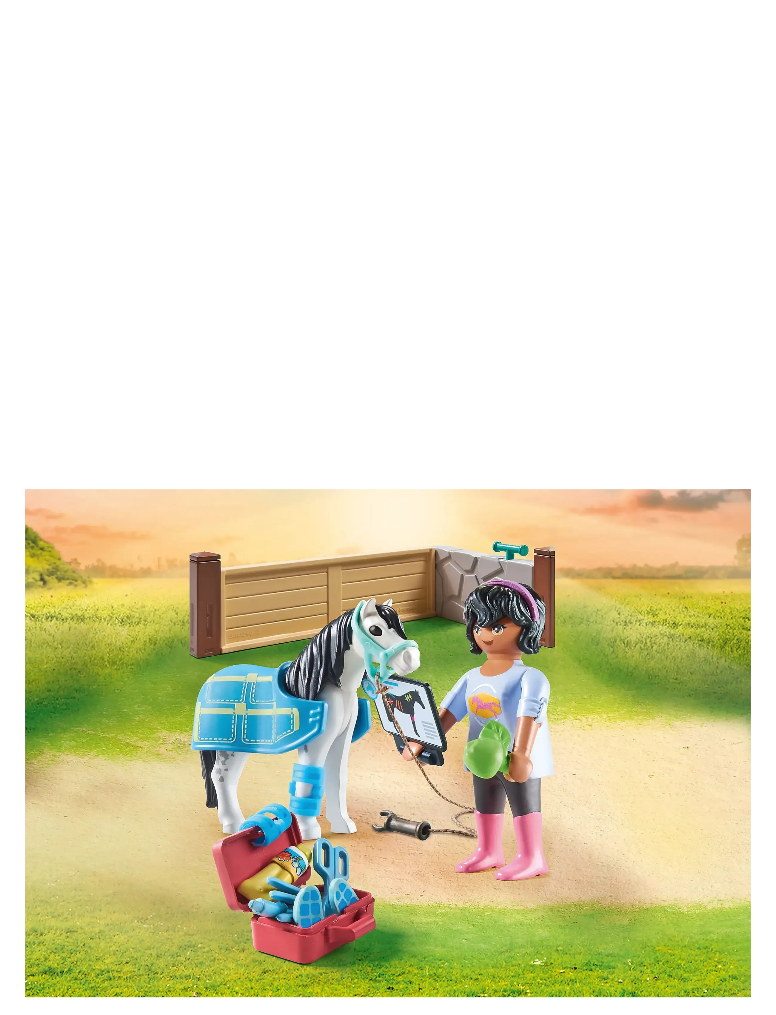 PLAYMOBIL - PLAYMOBIL Horses of Waterfall Hesteterapeut  - 71497 - playmobil horses of waterfall - multicolored - 3