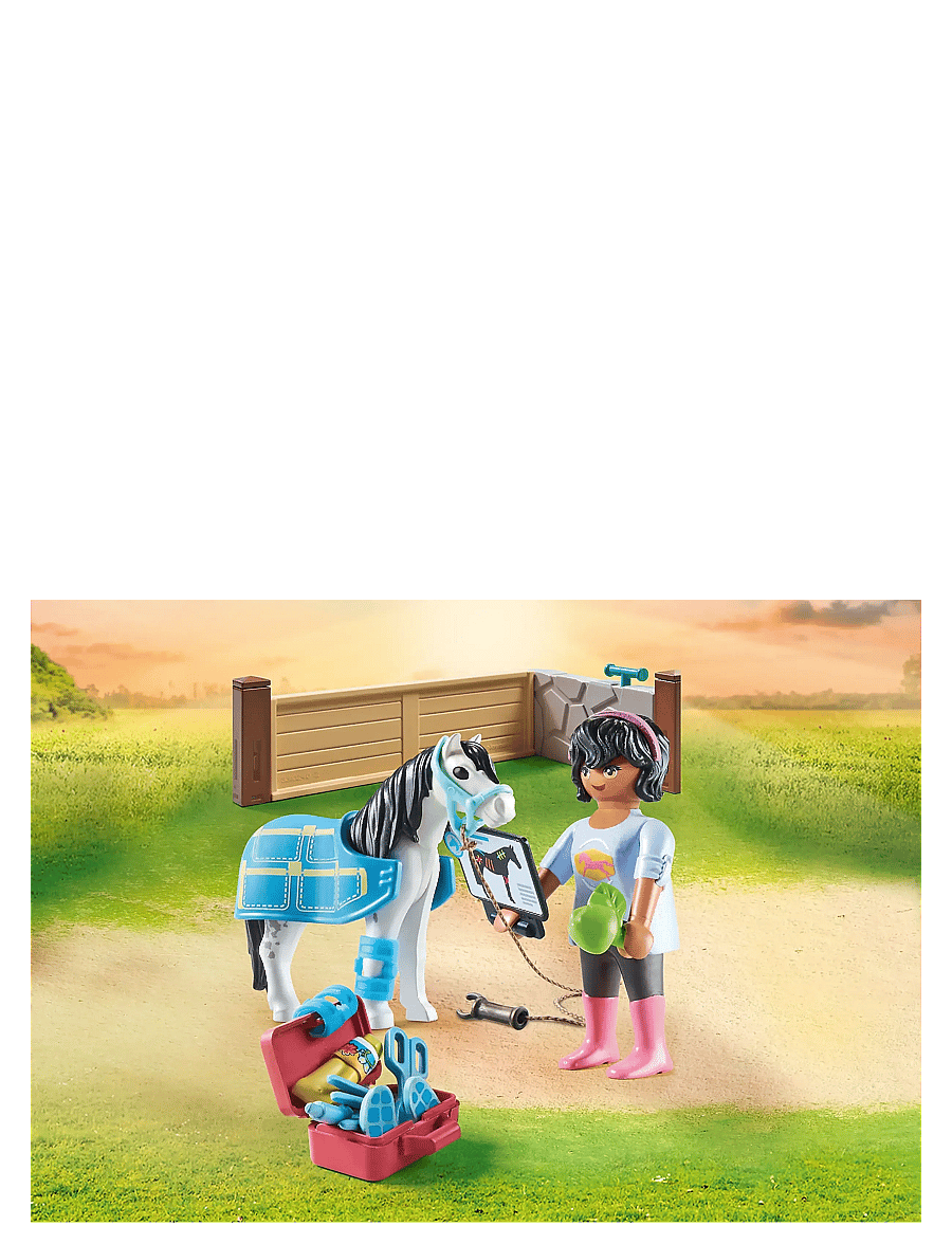 PLAYMOBIL - PLAYMOBIL Horses of Waterfall Horse therapist - 71497 - playmobil horses of waterfall - multicolored - 3