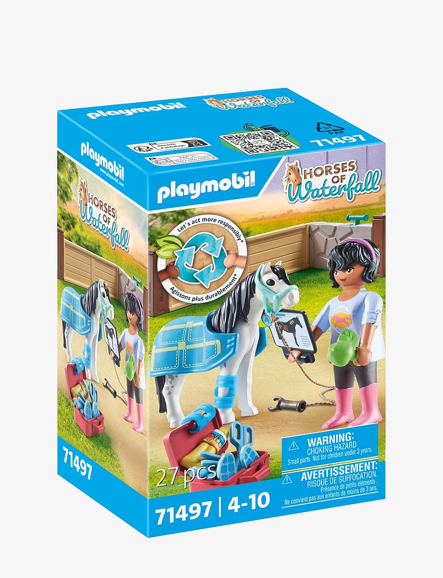 PLAYMOBIL - PLAYMOBIL Horses of Waterfall Horse therapist - 71497 - playmobil horses of waterfall - multicolored - 4
