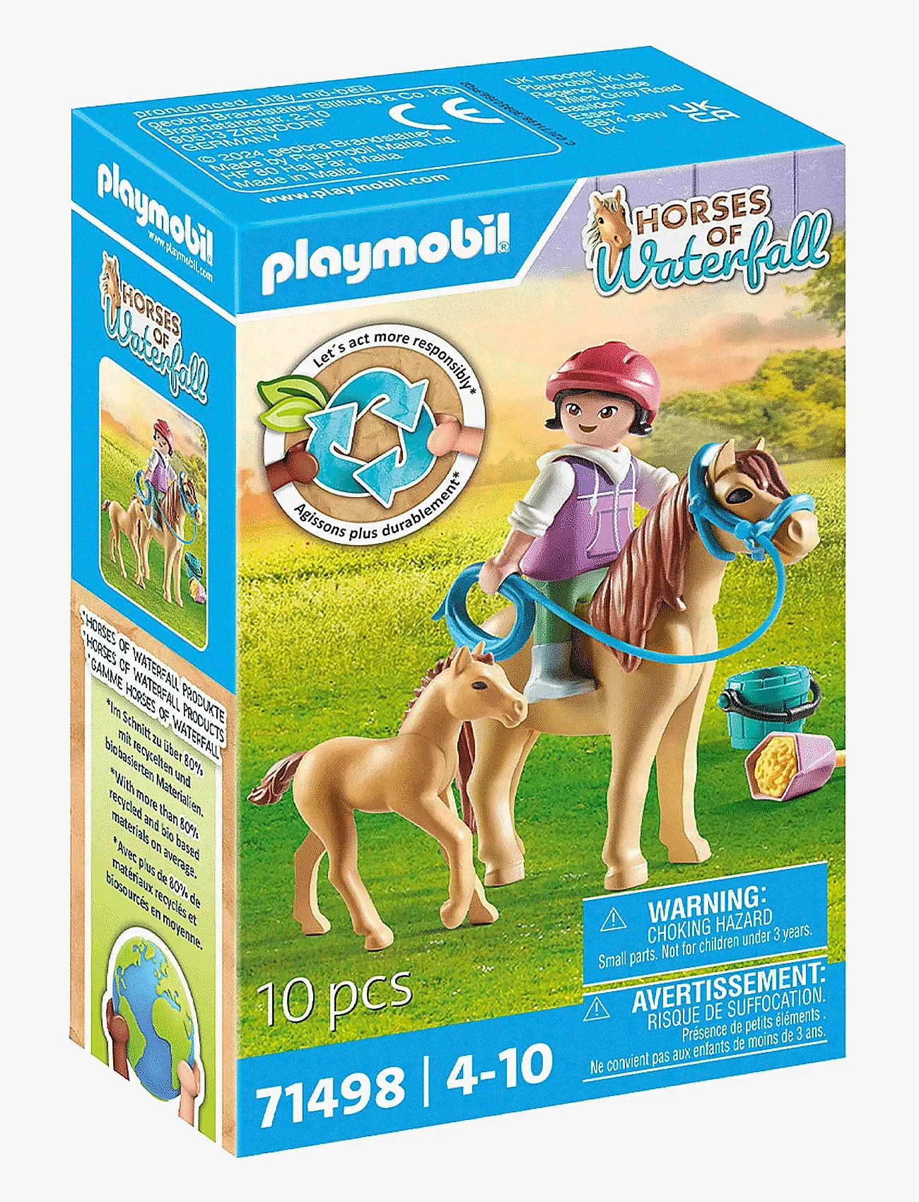 PLAYMOBIL - PLAYMOBIL Horses of Waterfall Barn m/ pony & føl - 71498 - playmobil horses of waterfall - multicolored - 1