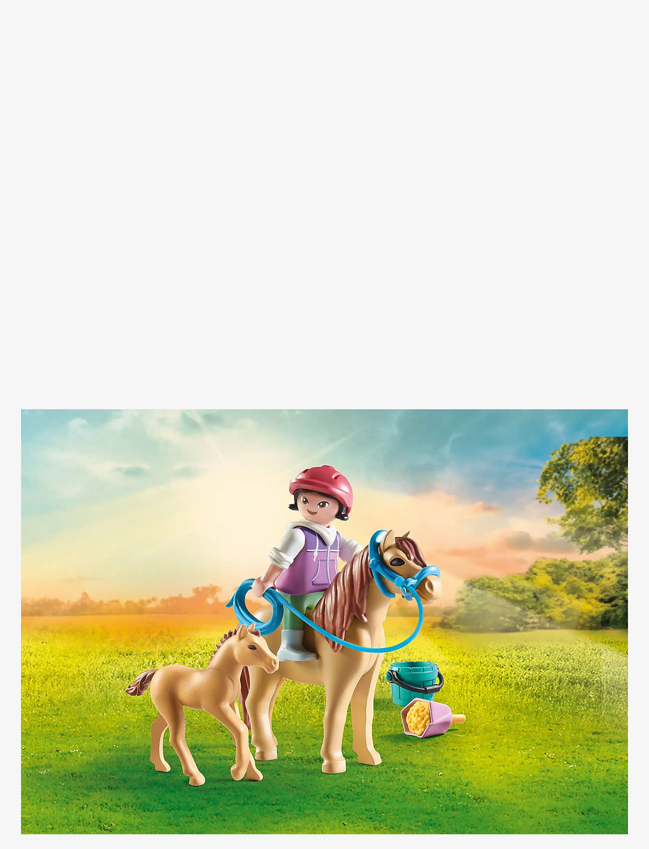 PLAYMOBIL - PLAYMOBIL Horses of Waterfall Barn m/ pony & føl - 71498 - playmobil horses of waterfall - multicolored - 3
