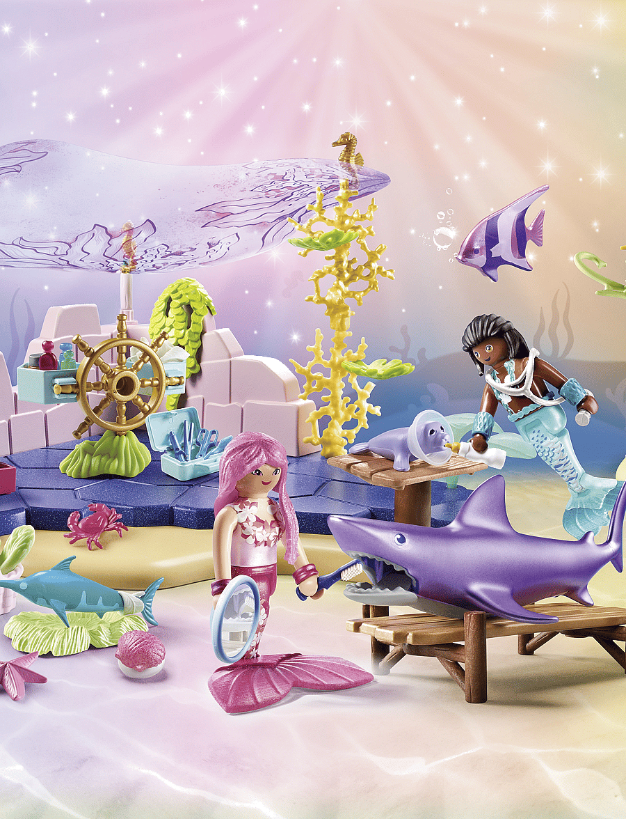 PLAYMOBIL - Mermaid Animal Care - playmobil princess magic - multicolored - 0