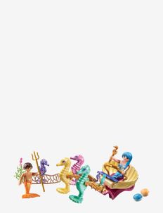 PLAYMOBIL Princess Magic Mermaid with Seahorse Carriage - 71500, PLAYMOBIL