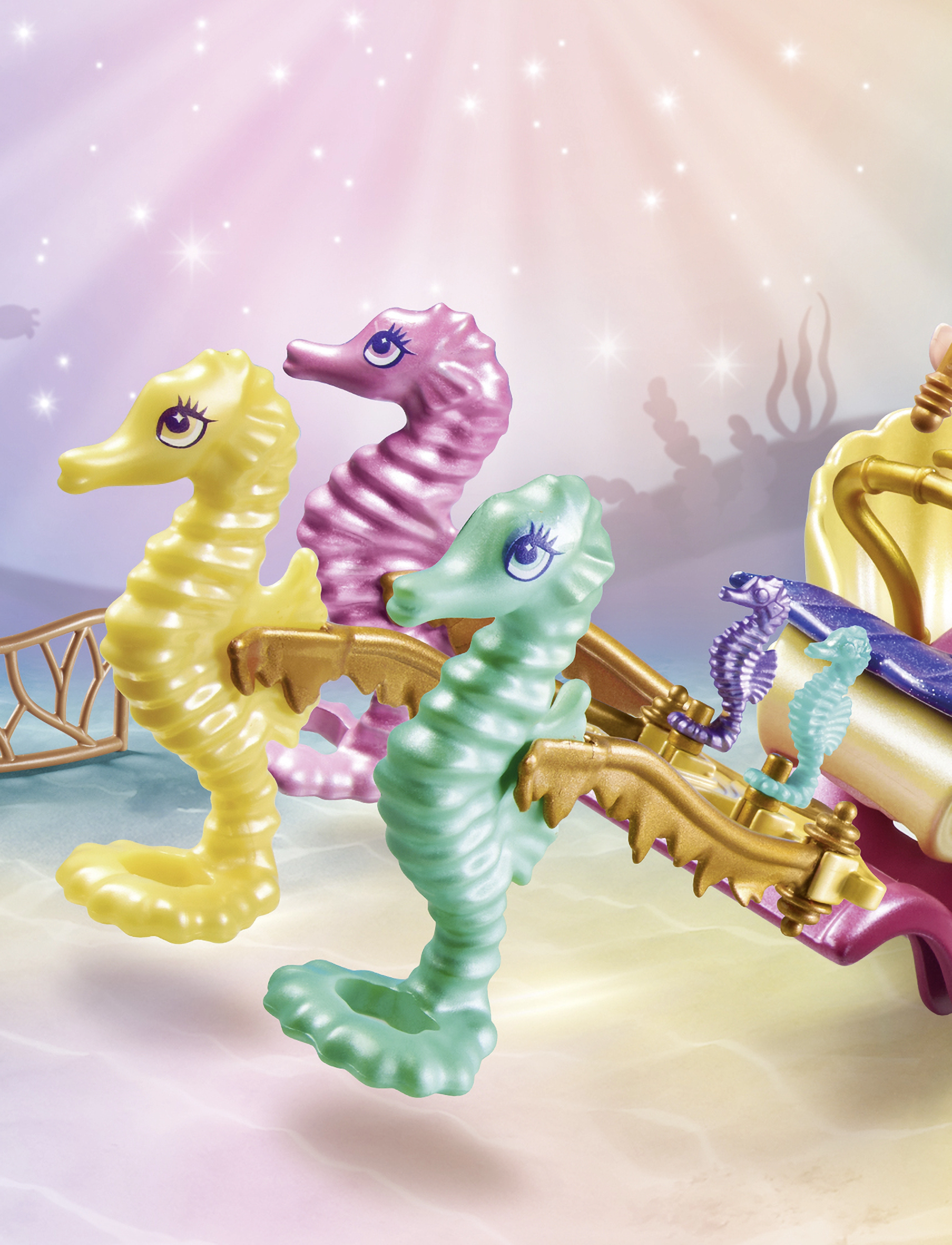 PLAYMOBIL Havfrue Med Søhestekaret, One Size, Multi/patterned, Playmobil Legetøj > Playmobil Princess Magic, Børn