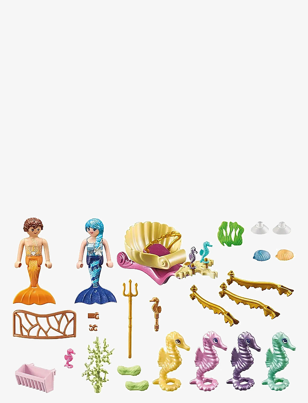 PLAYMOBIL - PLAYMOBIL Princess Magic Sjöjungfru med sjöhästvagn - 71500 - playmobil princess magic - multicolored - 4
