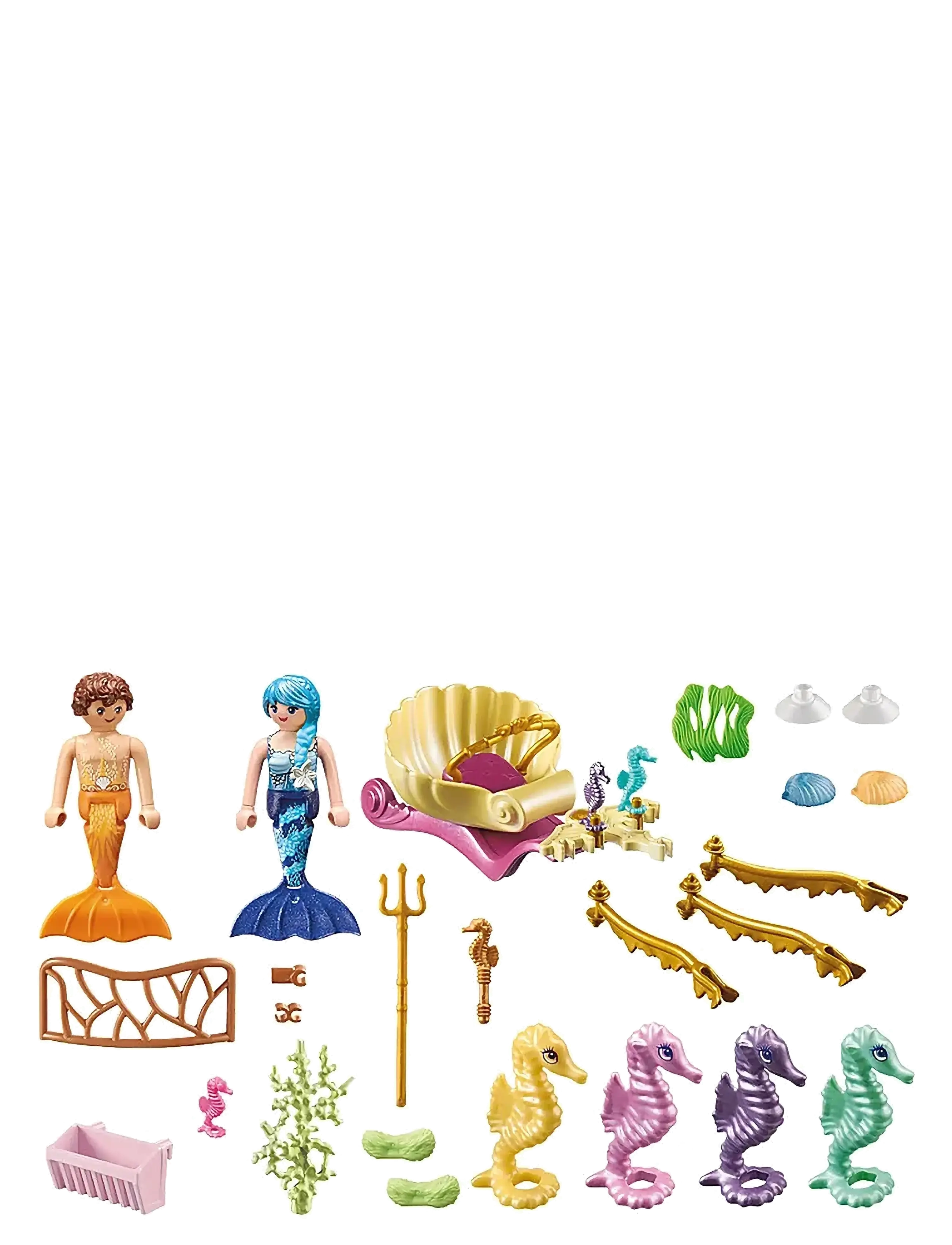 PLAYMOBIL - Havfrue med søhestekaret - playmobil princess magic - multicolored - 4
