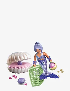 PLAYMOBIL Princess Magic Mermaid with Pearl Seashell - 71502, PLAYMOBIL