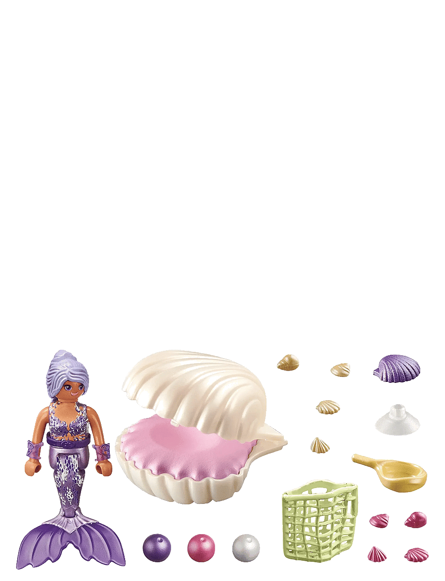 PLAYMOBIL - Mermaid with Pearl Seashell - playmobil princess magic - multicolored - 2